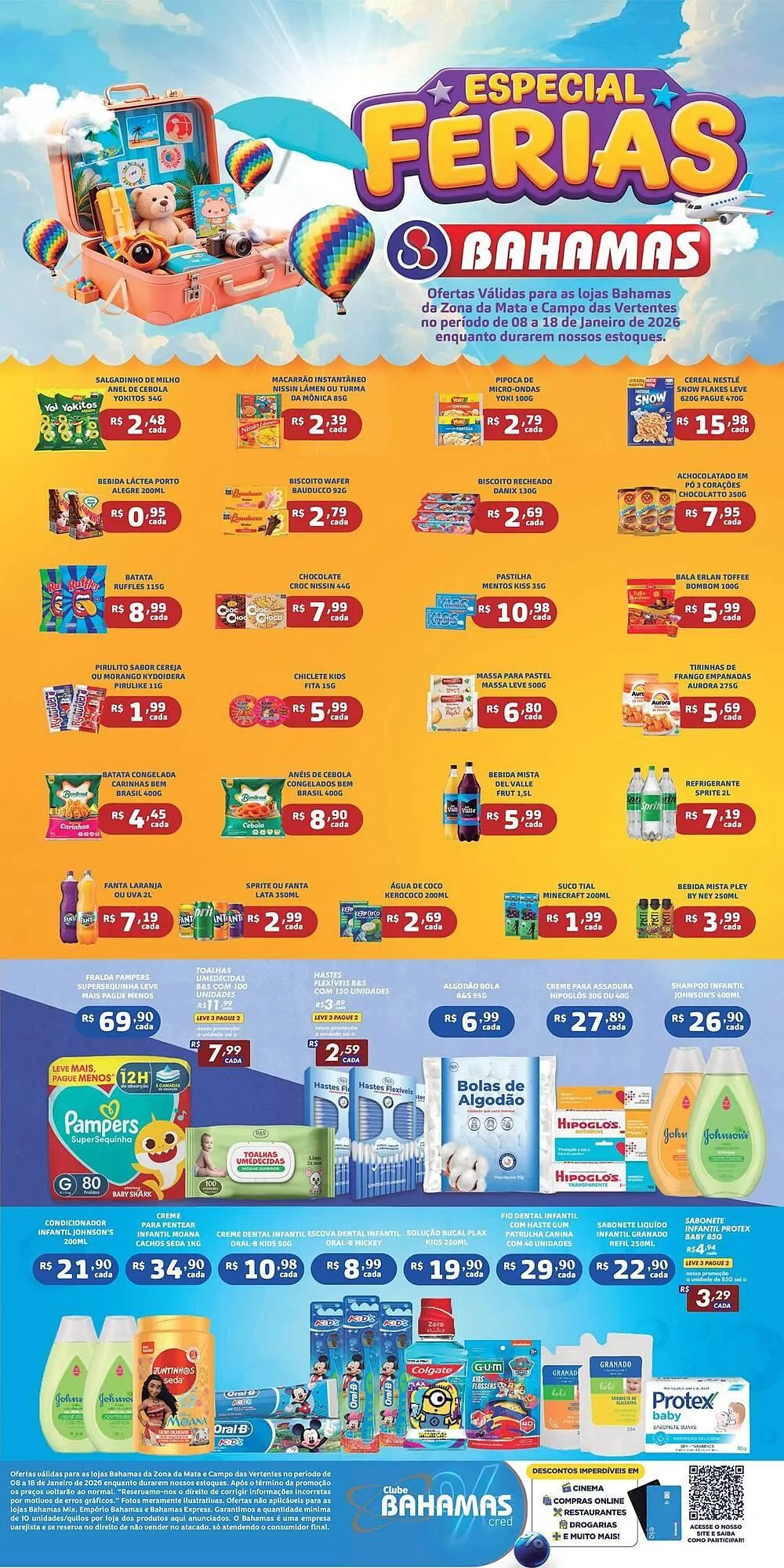 Encarte de Catálogo Bahamas Supermercados 8 de janeiro até 18 de janeiro 2026 - Pagina 1