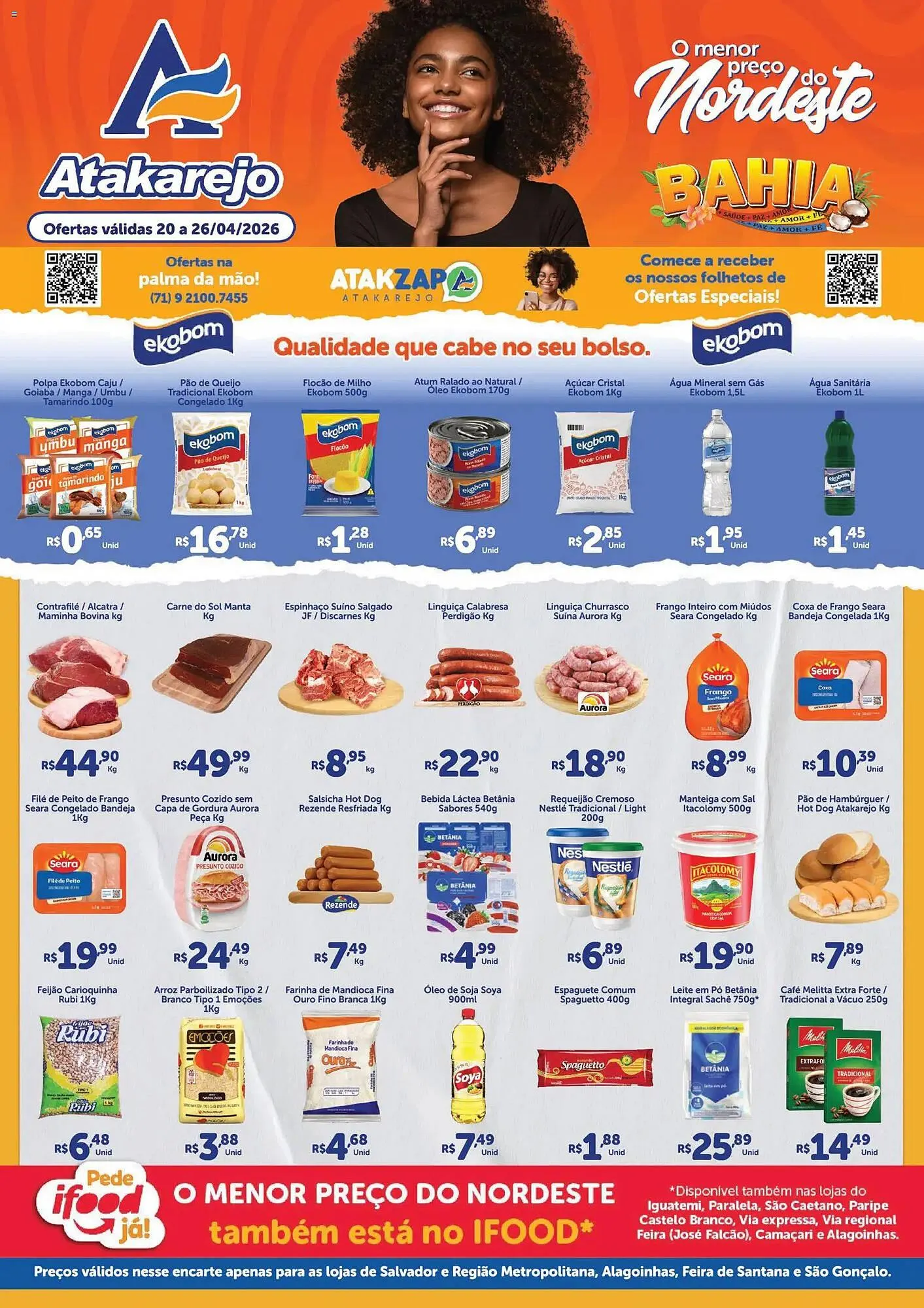 Encarte de Encarte Atakarejo 20 de abril até 26 de abril 2026 - Pagina 1