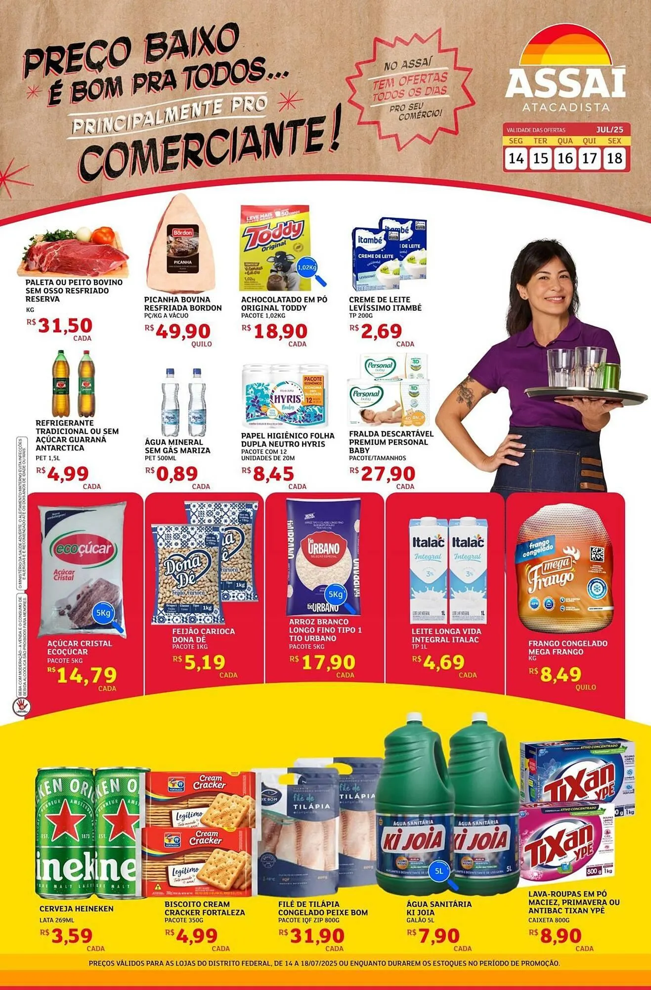 Encarte de Catálogo Assaí Atacadista 14 de julho até 18 de julho 2025 - Pagina 1
