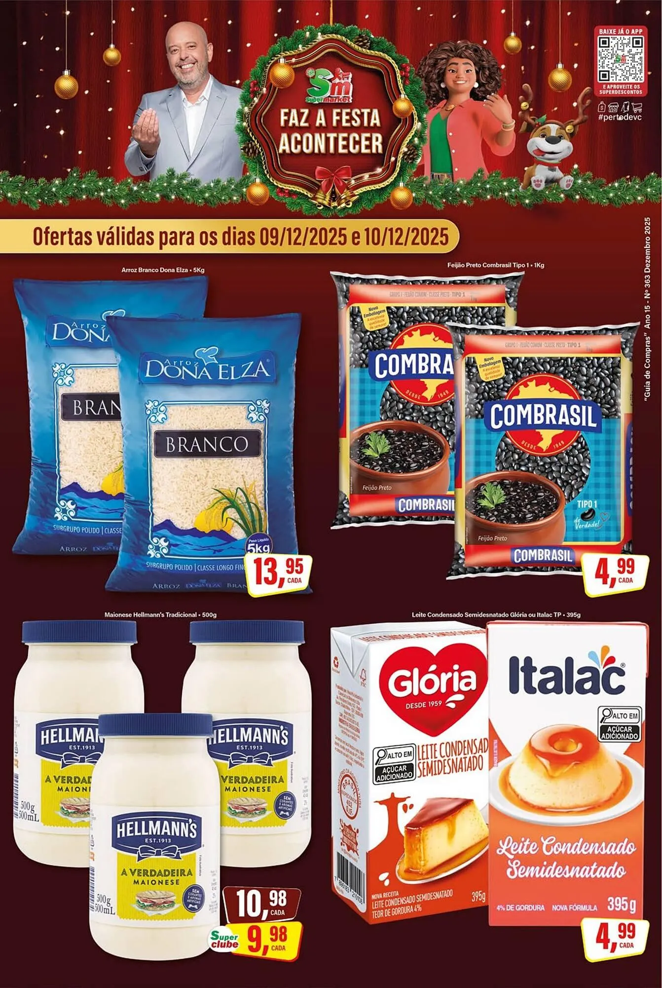 Encarte de Encarte Rede Supermarket 9 de dezembro até 10 de dezembro 2025 - Pagina 1