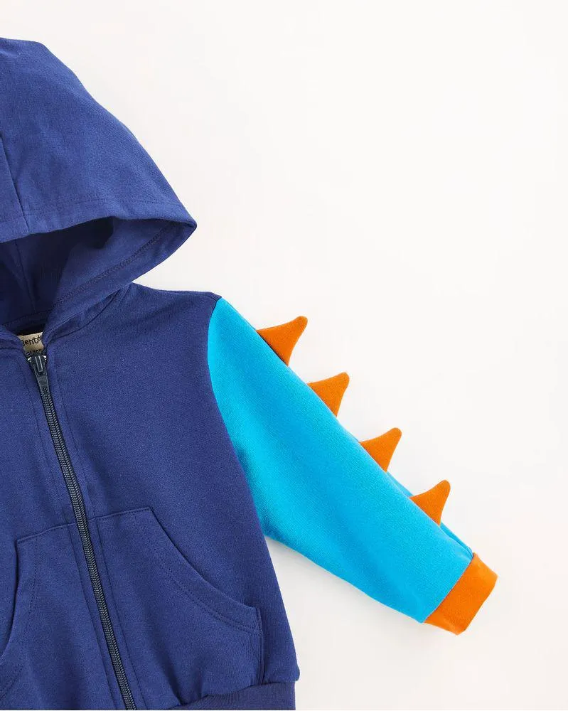 Moletom Bebe Capuz Color Dino