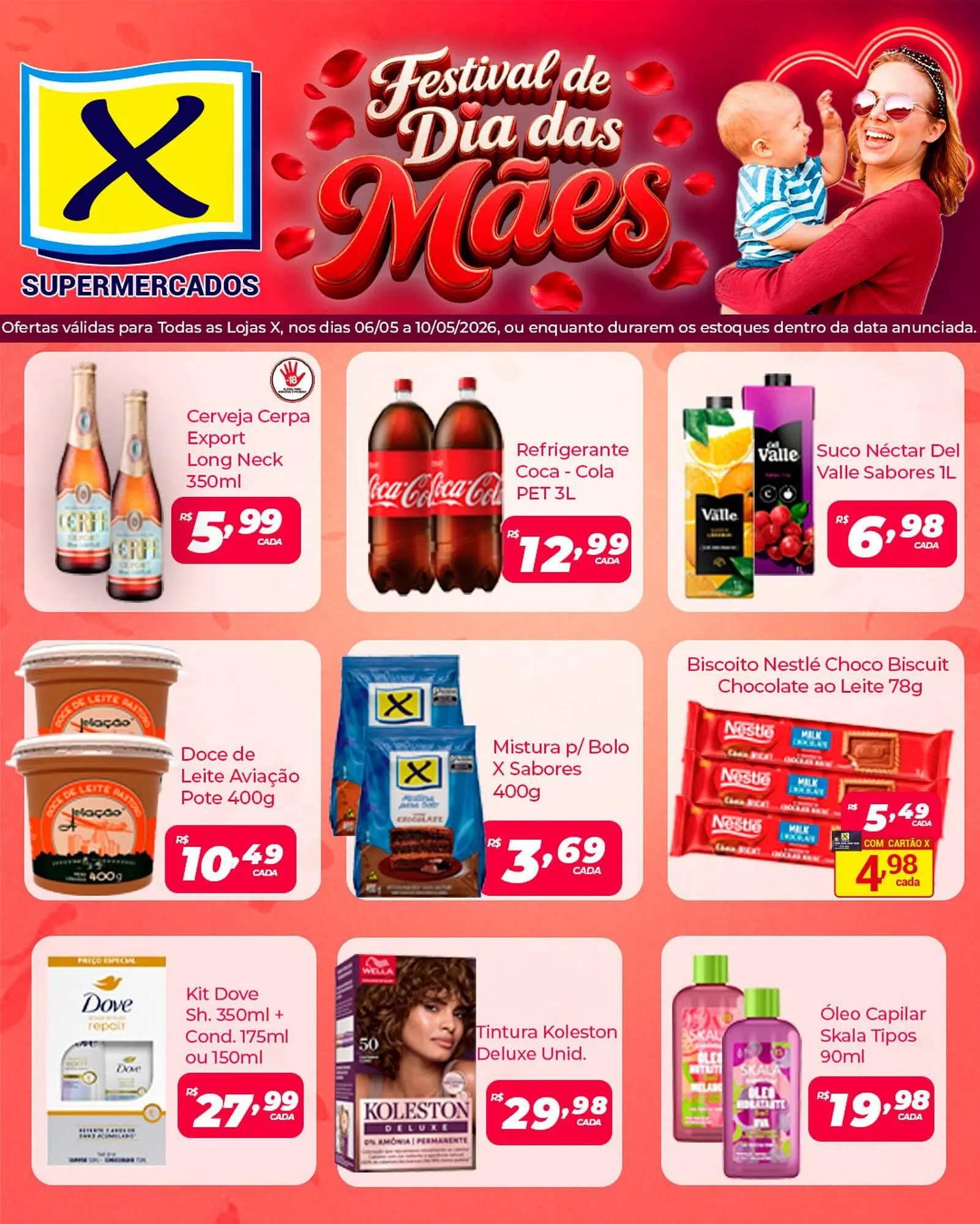 Encarte de Folheto X Supermercados 6 de maio até 10 de maio 2026 - Pagina 2