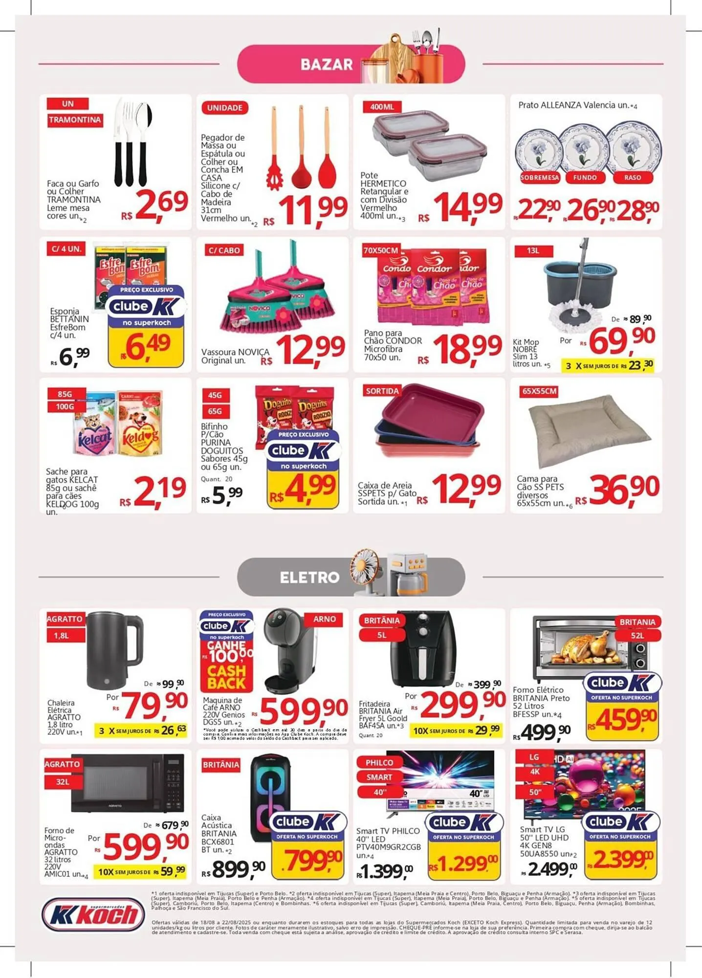 Encarte de Catálogo Supermercados Koch 18 de agosto até 22 de agosto 2025 - Pagina 8