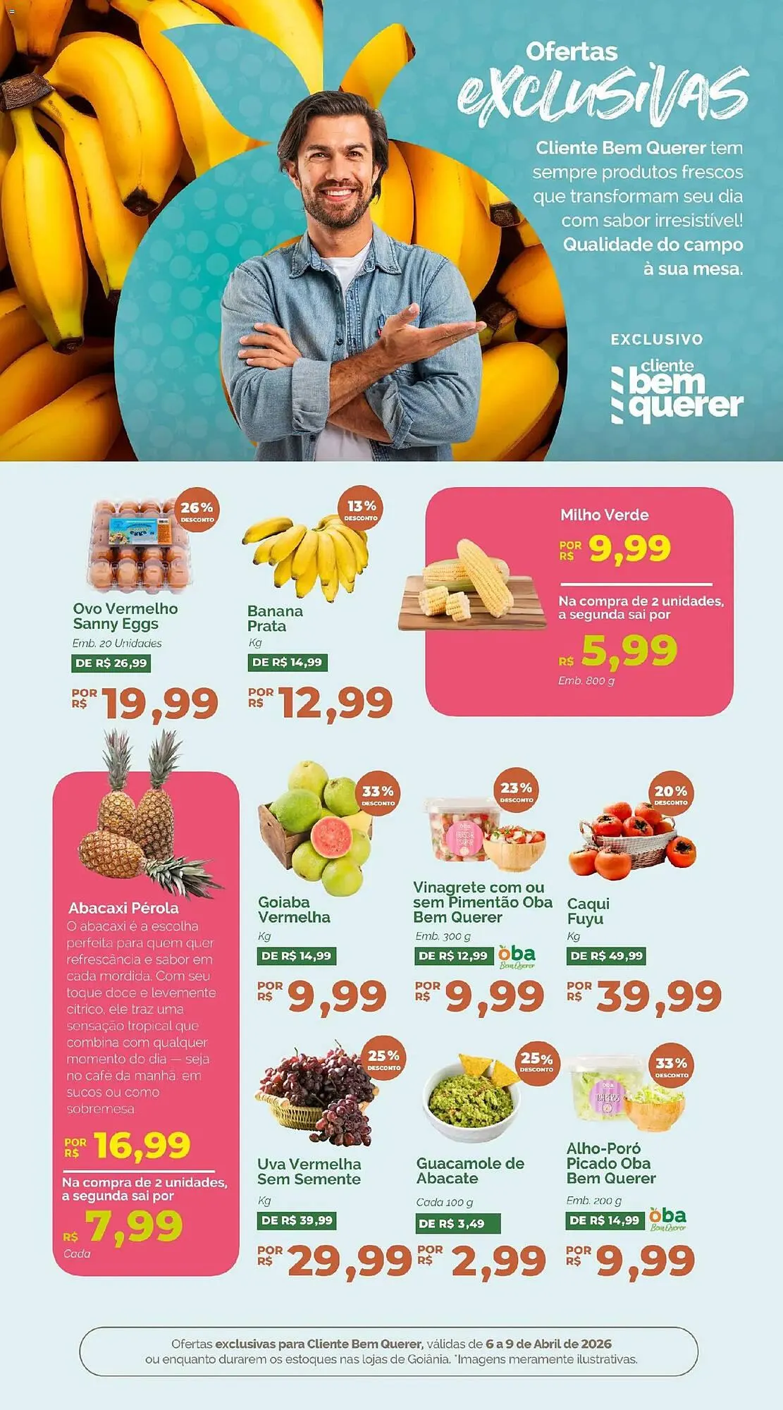 Encarte de Folheto Oba Hortifruti 6 de abril até 9 de abril 2026 - Pagina 3