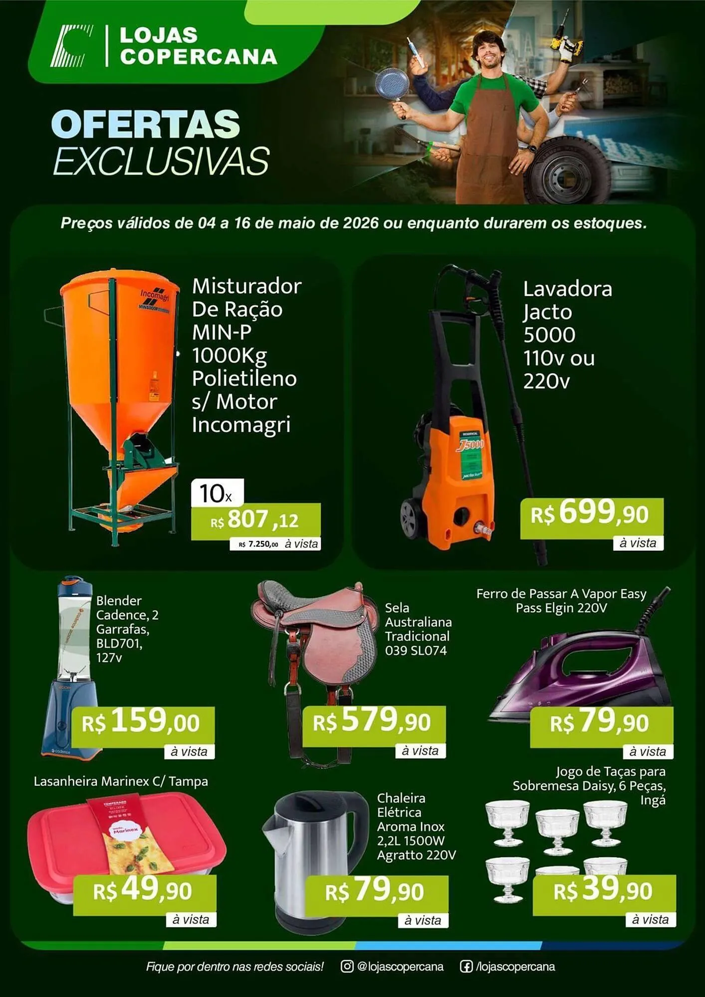 Encarte de Tabloide Copercana 4 de maio até 16 de maio 2026 - Pagina 1