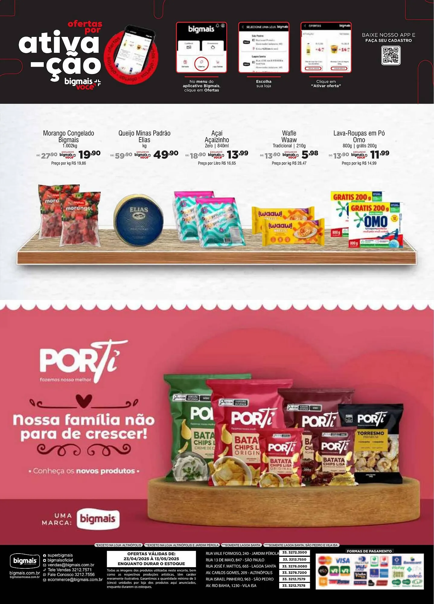 Encarte de Catálogo Big Mais Supermercados 23 de abril até 13 de maio 2025 - Pagina 20