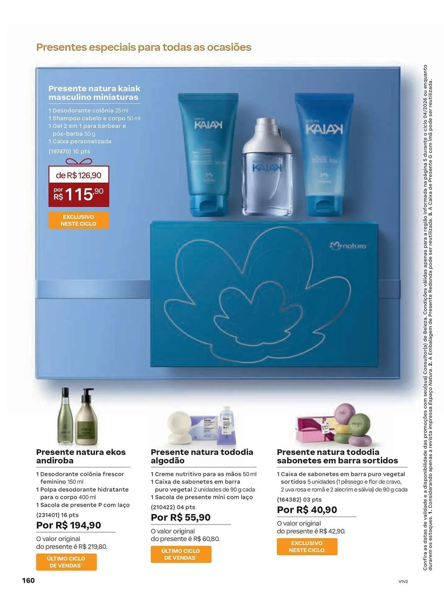 Encarte de Catálogo Natura 20 de fevereiro até 26 de março 2026 - Pagina 160