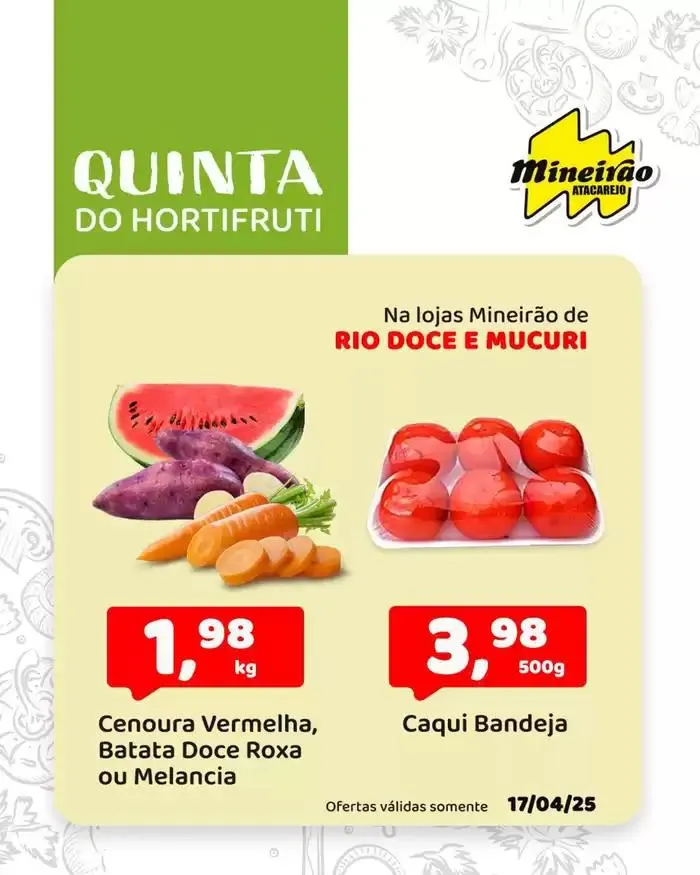 Encarte de Encarte Mineirão Atacarejo 17 de abril até 25 de abril 2025 - Pagina 3