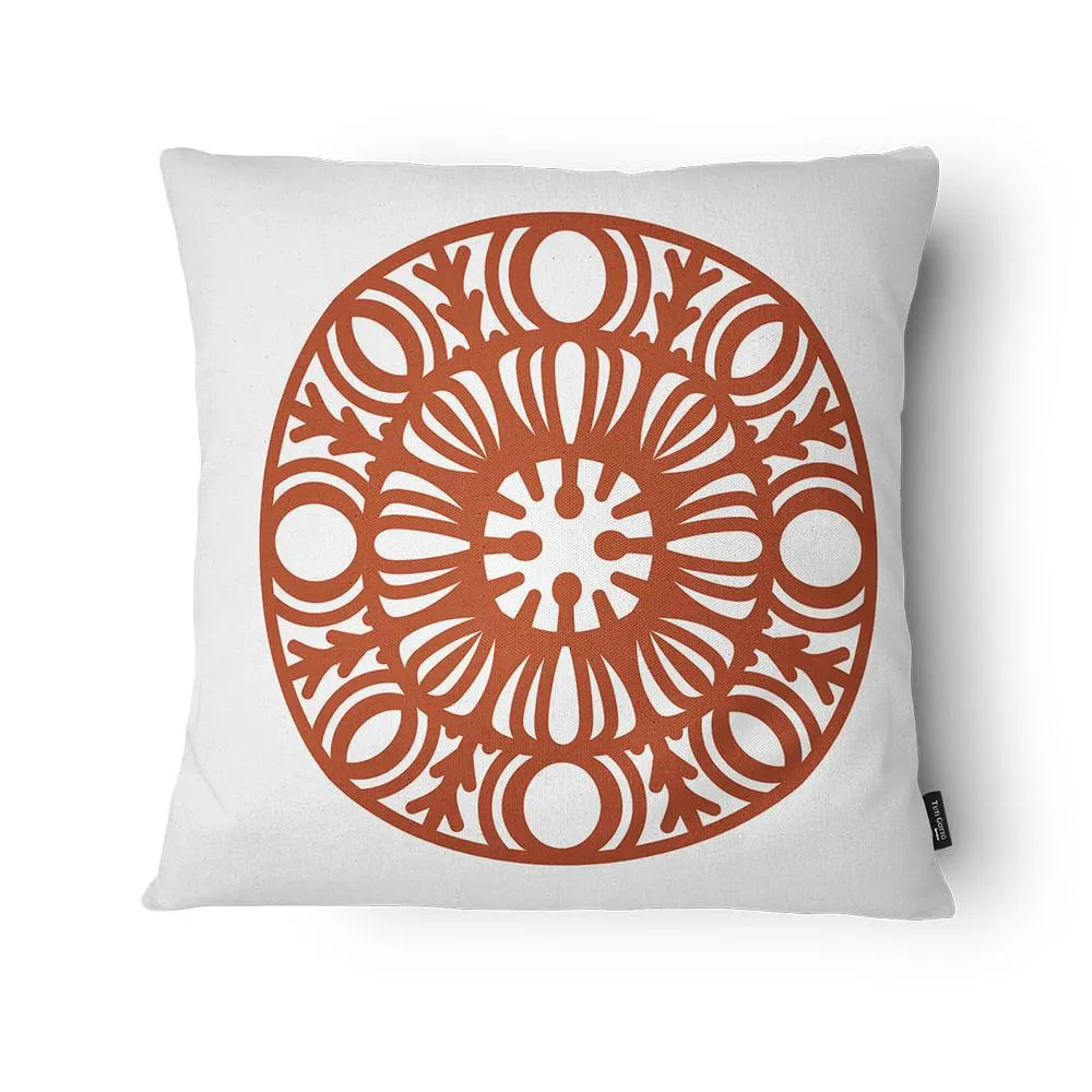 Capa Almofada Winter Pallet 1193322 Microfibra Terra Siena 43x43cm 1193322 - Tuti Gottô