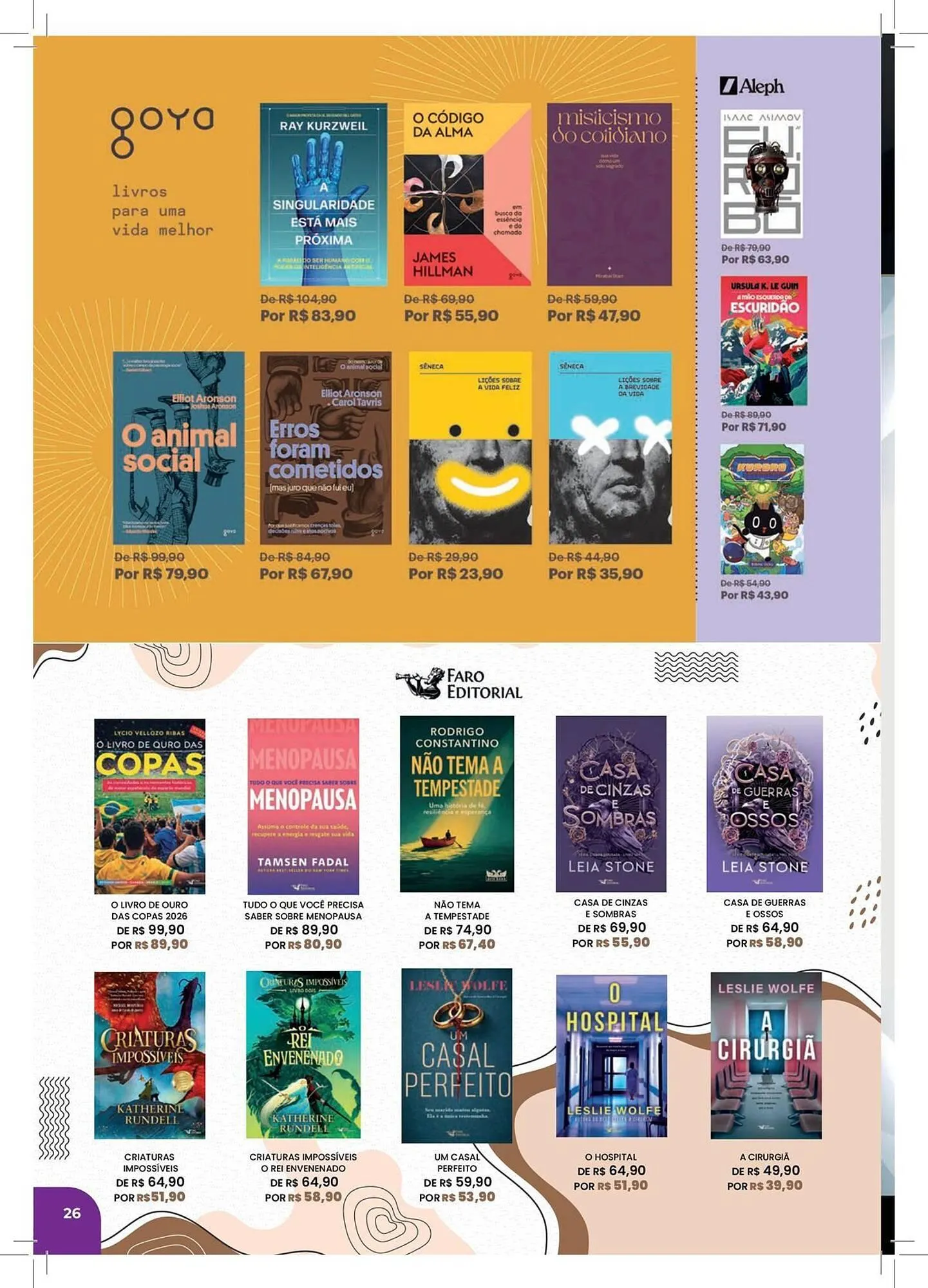 Encarte de Catálogo Livraria Leitura 2 de março até 31 de março 2026 - Pagina 26