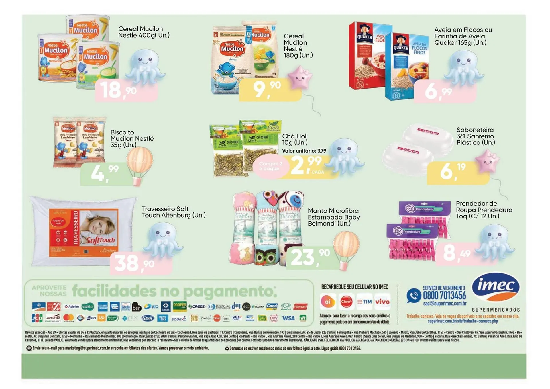 Encarte de Catálogo Imec Supermercados 4 de julho até 13 de julho 2025 - Pagina 8