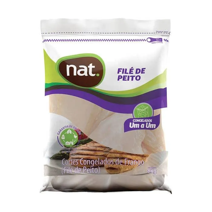 Filé De Peito De Frango Nat Congelada 1kg