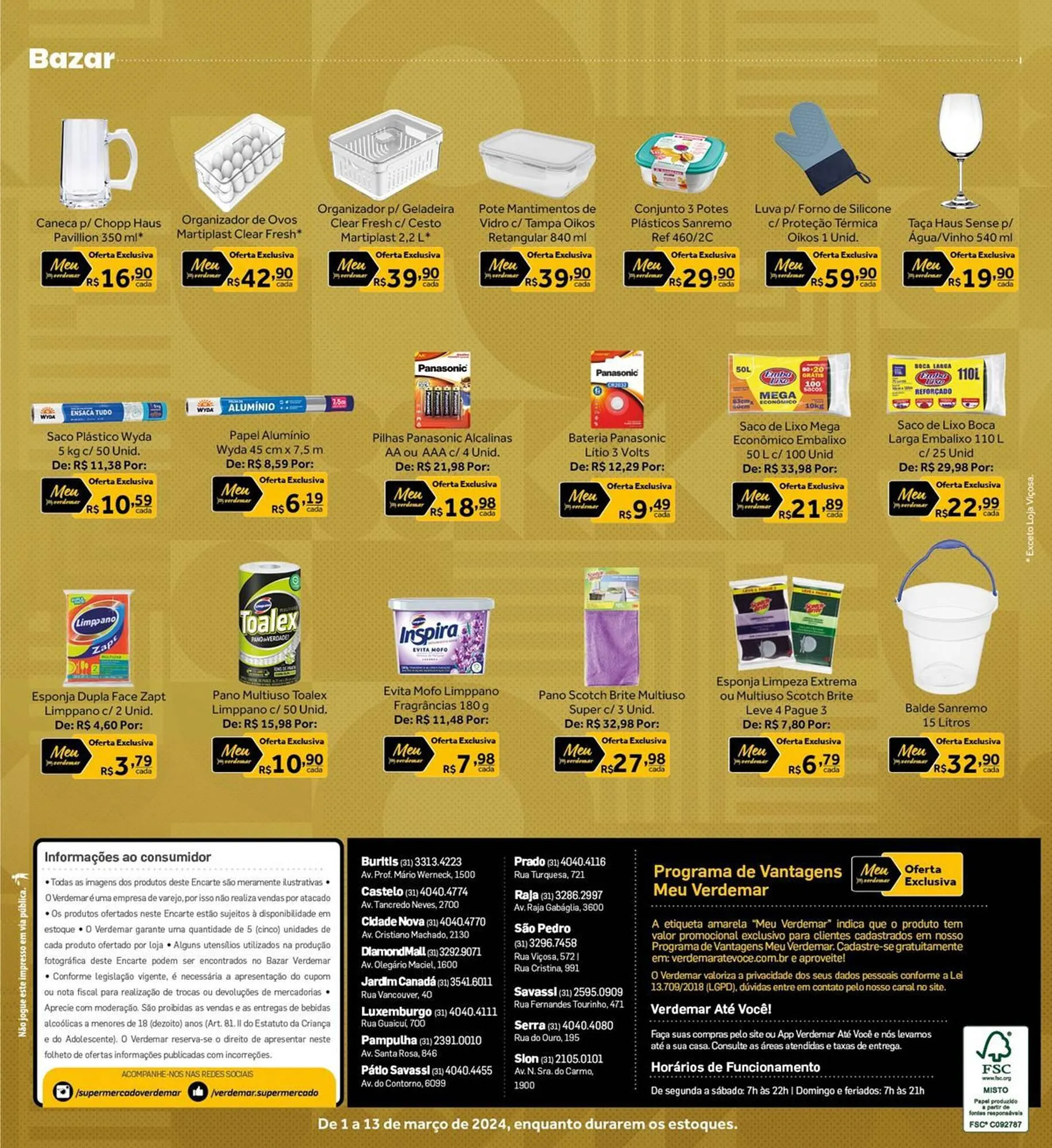 Encarte de Catálogo Verdemar Supermercado 1 de março até 13 de março 2024 - Pagina 40
