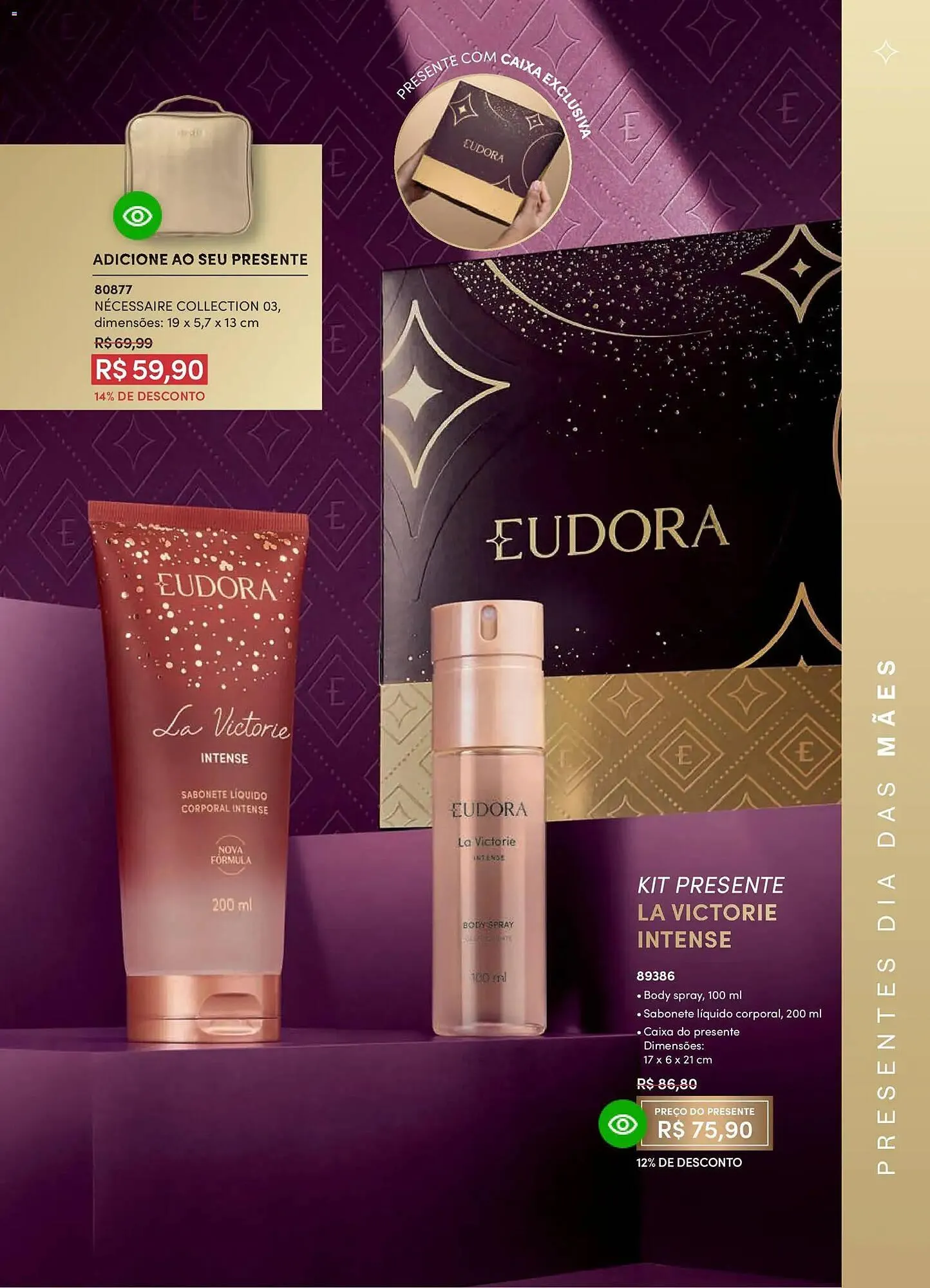 Encarte de Catálogo Eudora 11 de março até 10 de abril 2026 - Pagina 25