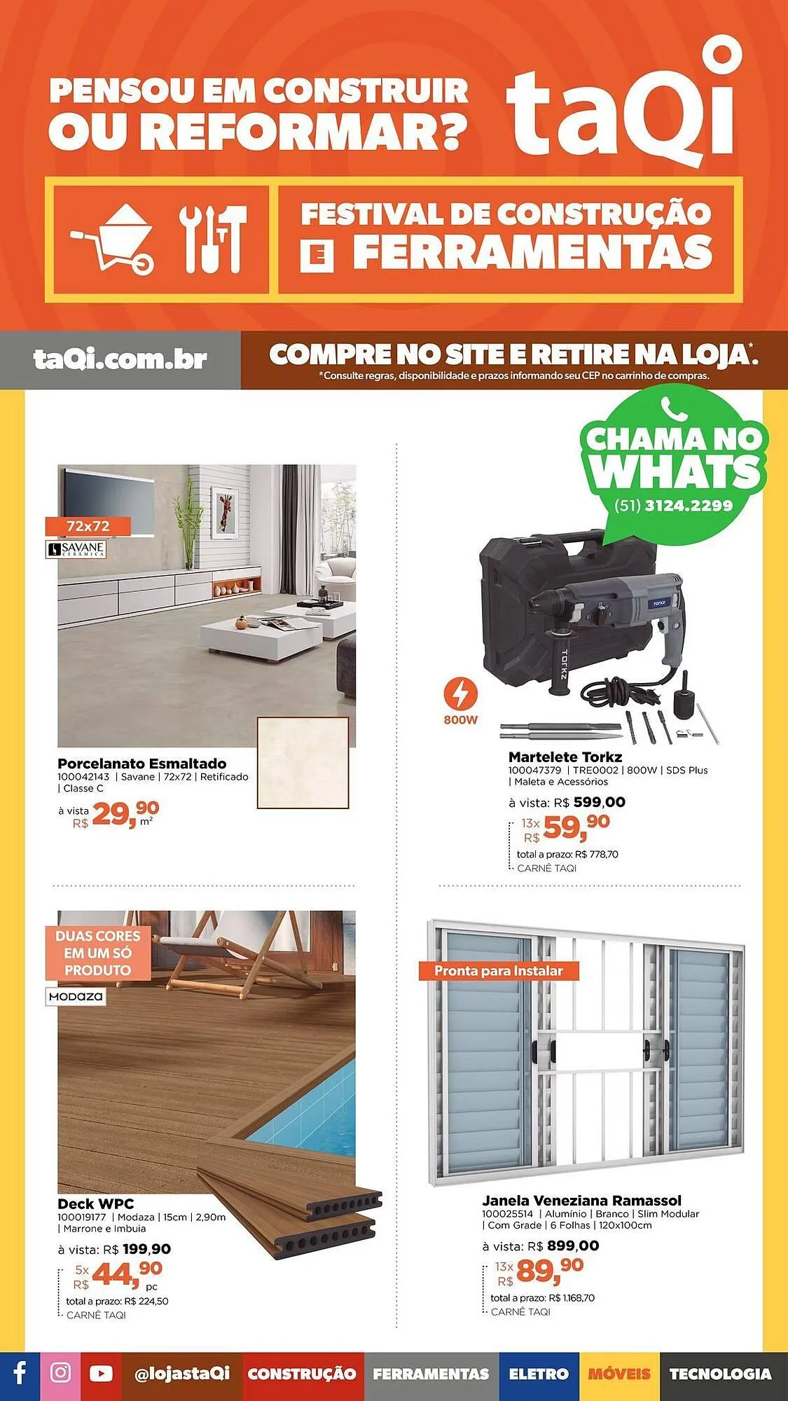 Encarte de Catálogo Lojas TaQi 13 de maio até 25 de maio 2025 - Pagina 1