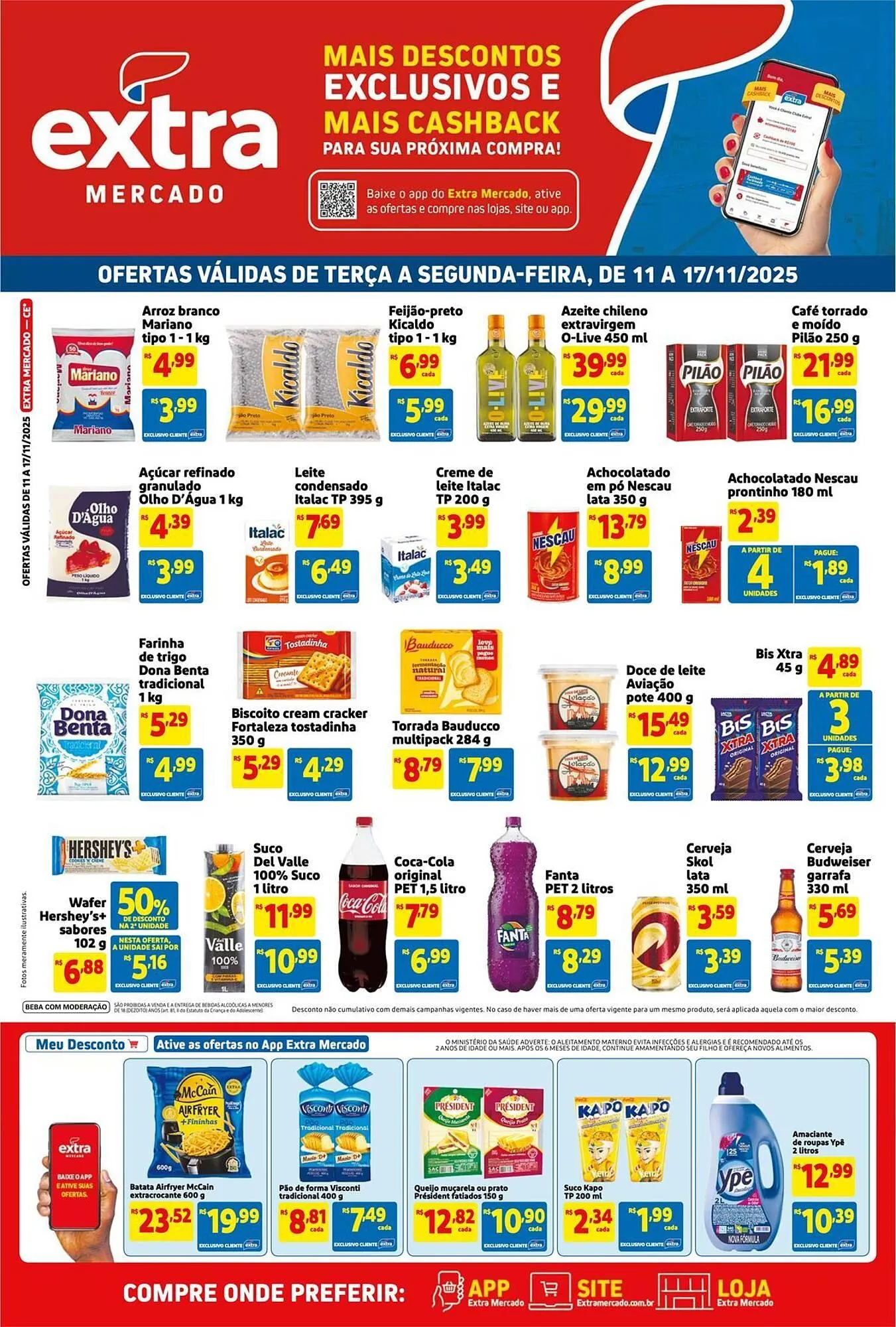 Encarte de Catálogo Extra 11 de novembro até 17 de novembro 2025 - Pagina 1