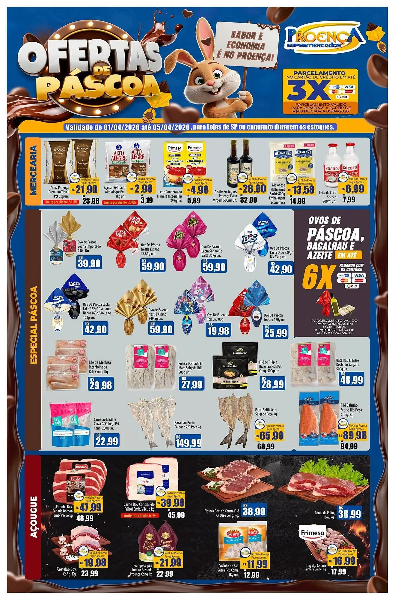 Encarte de Catálogo Proença Supermercados 1 de abril até 5 de abril 2026 - Pagina 1