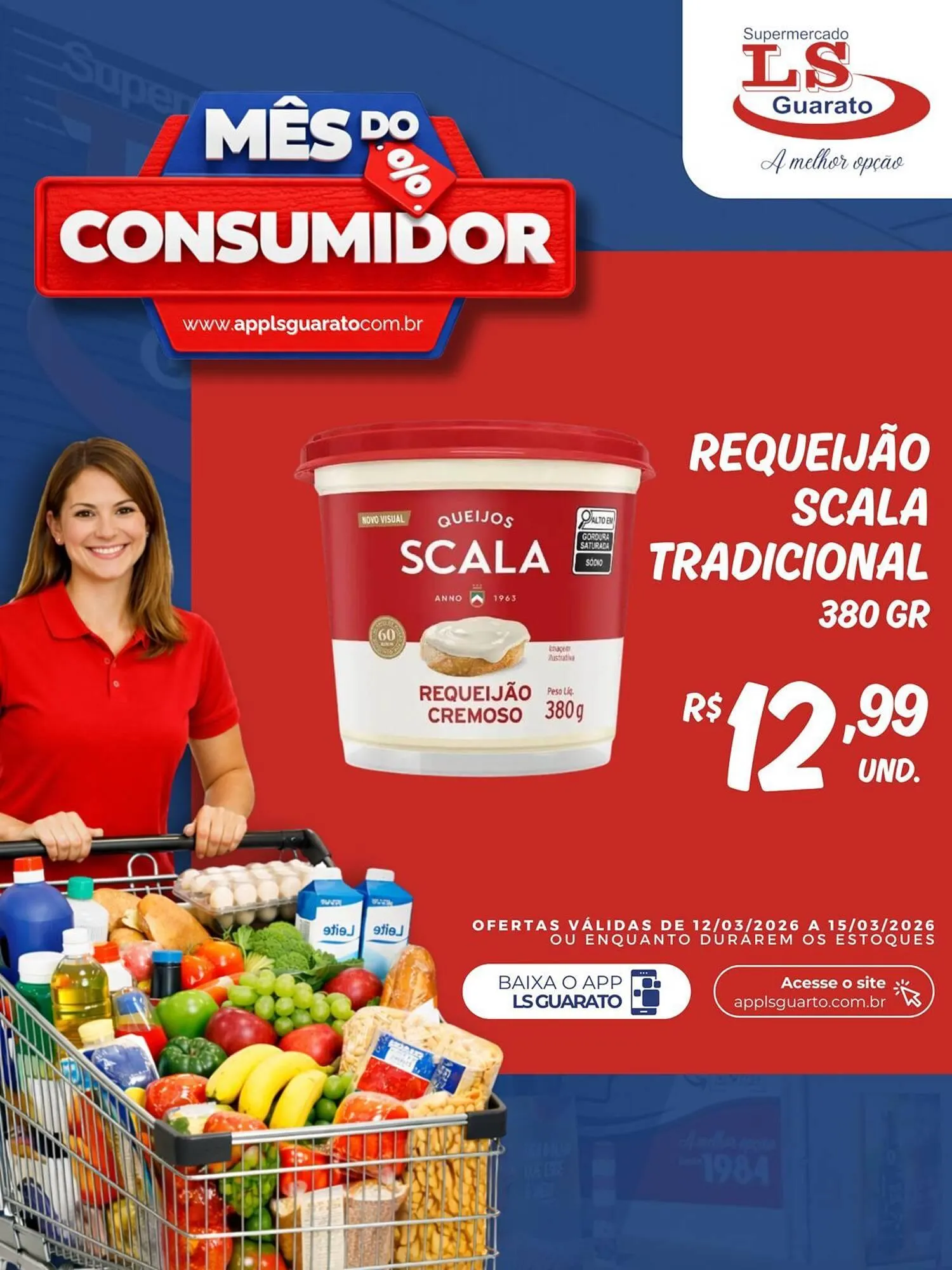 Encarte de Catálogo Supermercado LS Guarato 12 de março até 15 de março 2026 - Pagina 3
