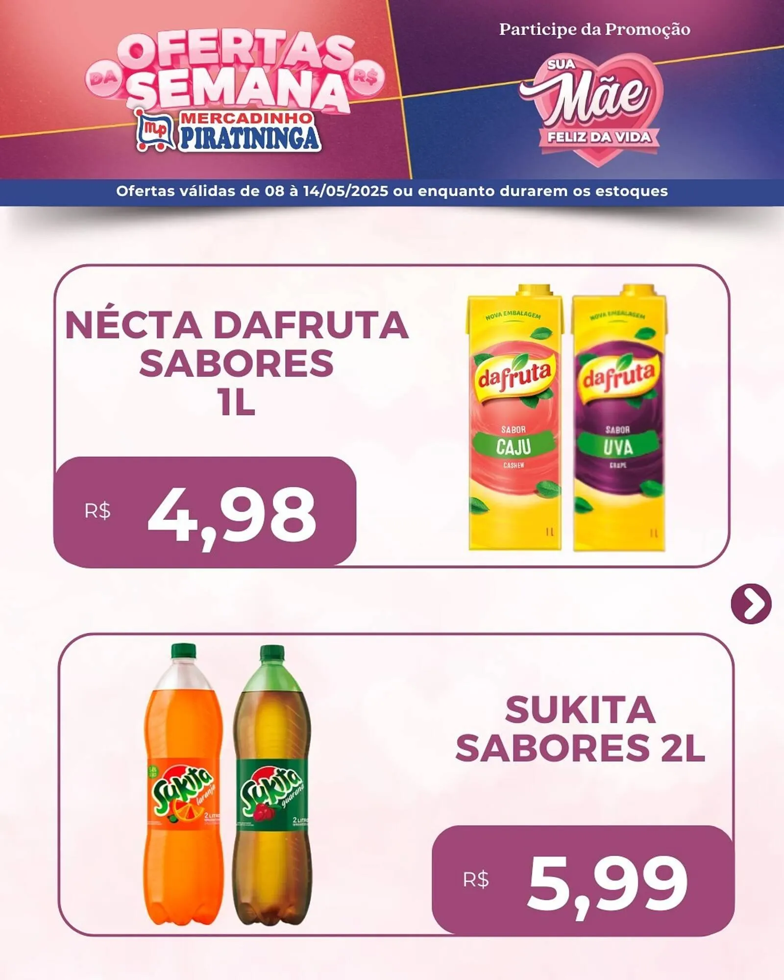 Encarte de Catálogo Mercadinho Piratininga 8 de maio até 14 de maio 2025 - Pagina 3