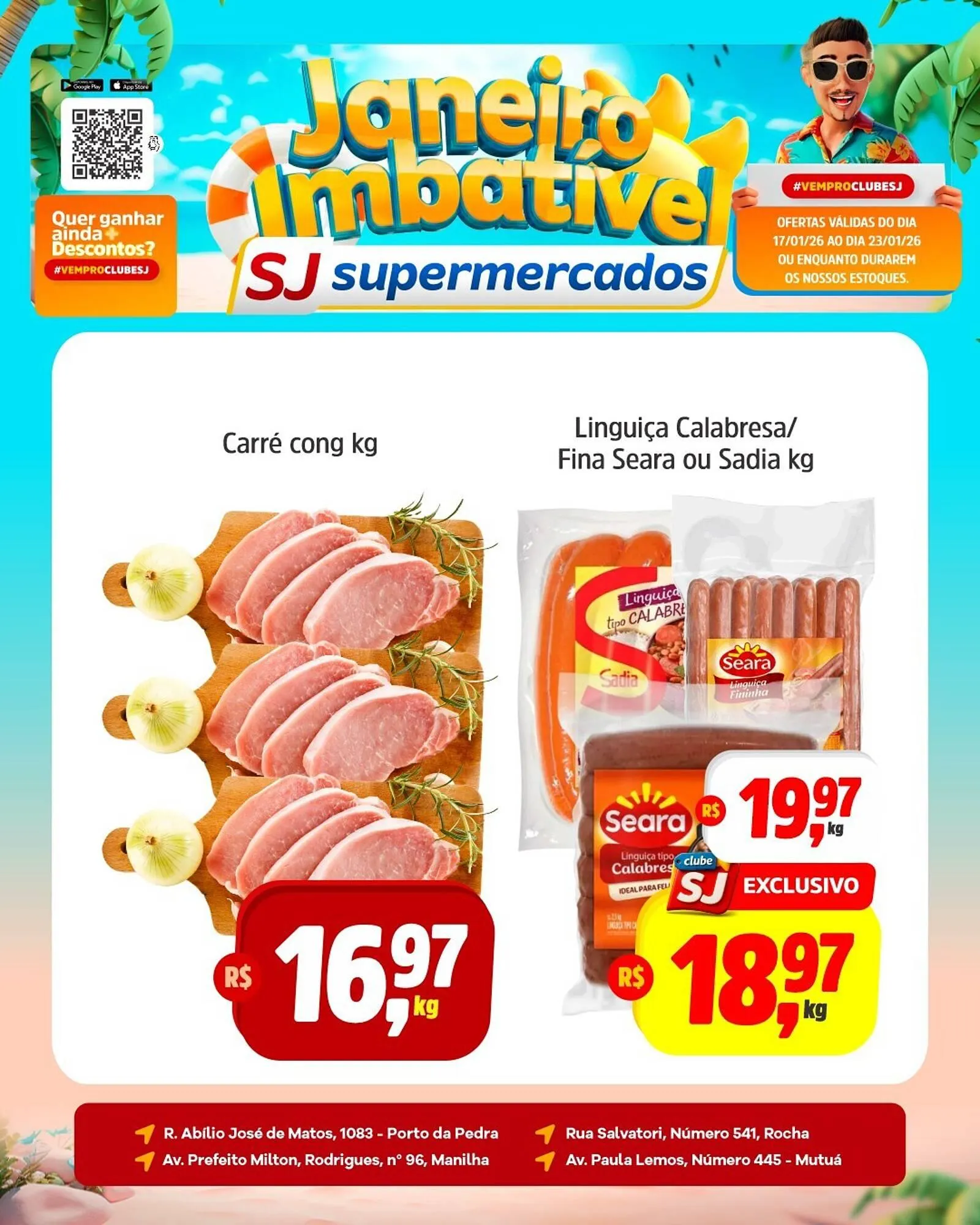 Encarte de Encarte Sj Supermercados 17 de janeiro até 18 de janeiro 2026 - Pagina 4