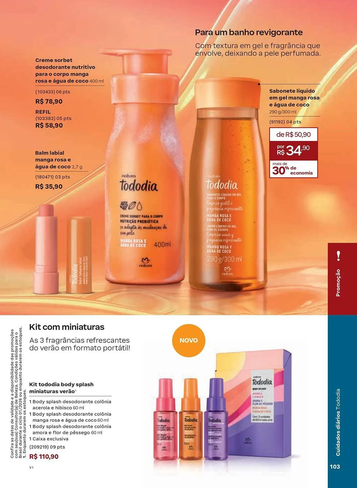 Encarte de Catálogo Natura 1 de janeiro até 31 de janeiro 2026 - Pagina 103