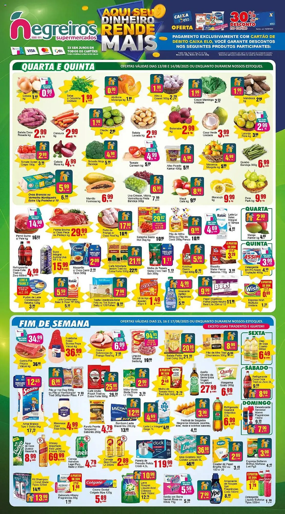 Encarte de Catálogo Negreiros 13 de agosto até 15 de agosto 2025 - Pagina 1