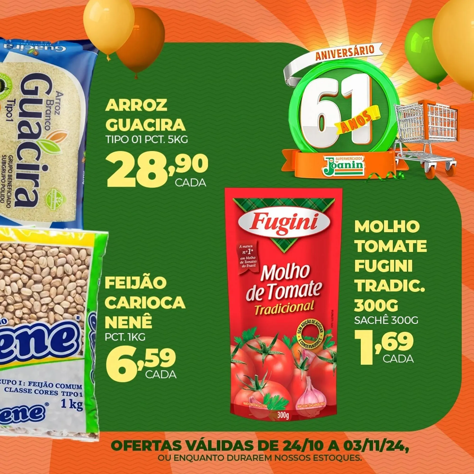 Encarte de Catálogo Supermercados Joanin 25 de outubro até 3 de novembro 2024 - Pagina 2