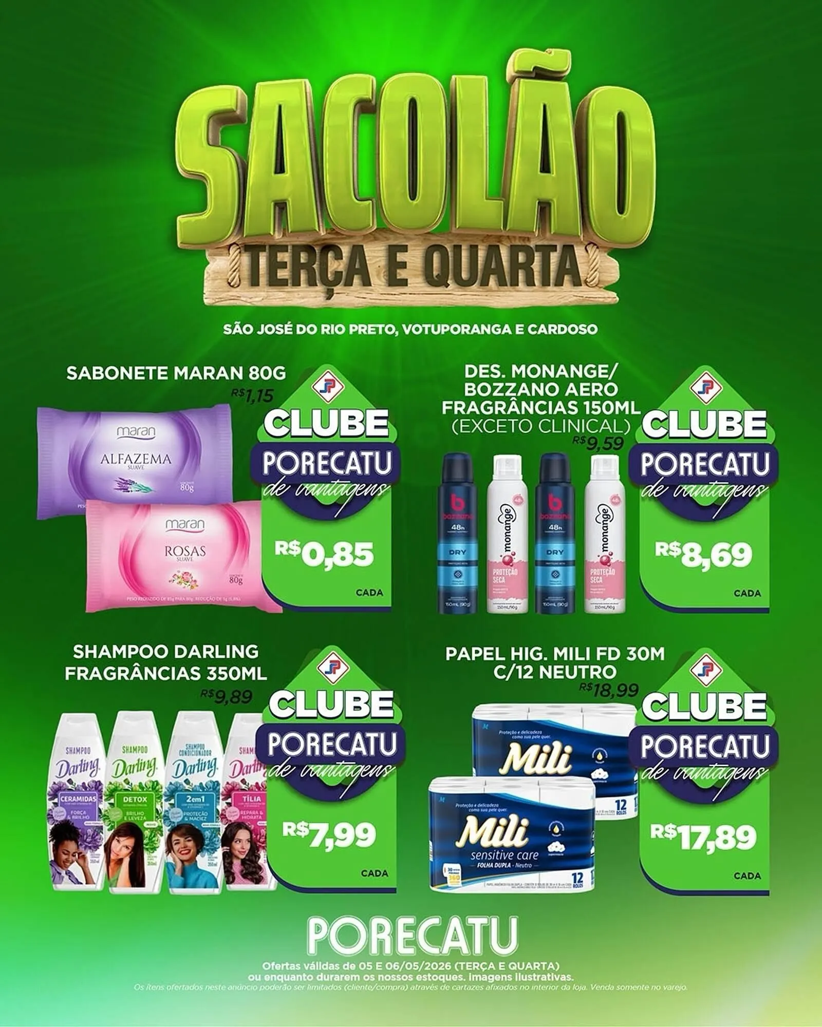 Encarte de Catálogo Supermercado Porecatu 5 de maio até 6 de maio 2026 - Pagina 15