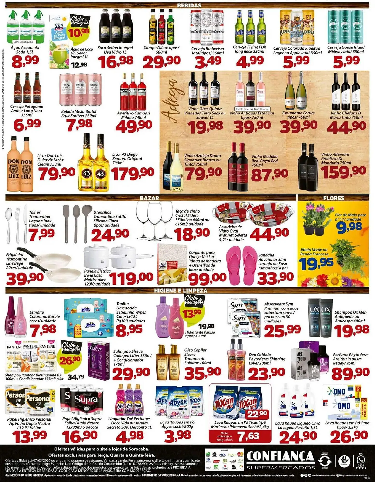 Encarte de Catálogo Confiança Supermercados 5 de maio até 7 de maio 2026 - Pagina 4