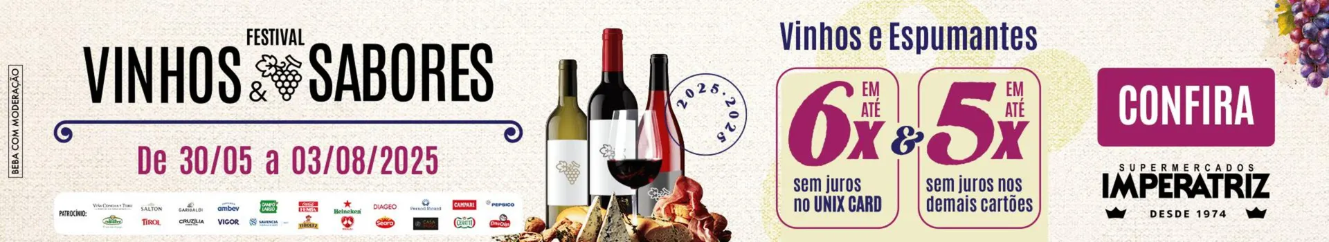 Encarte de Catálogo Supermercados Imperatriz 10 de junho até 3 de agosto 2025 - Pagina 1