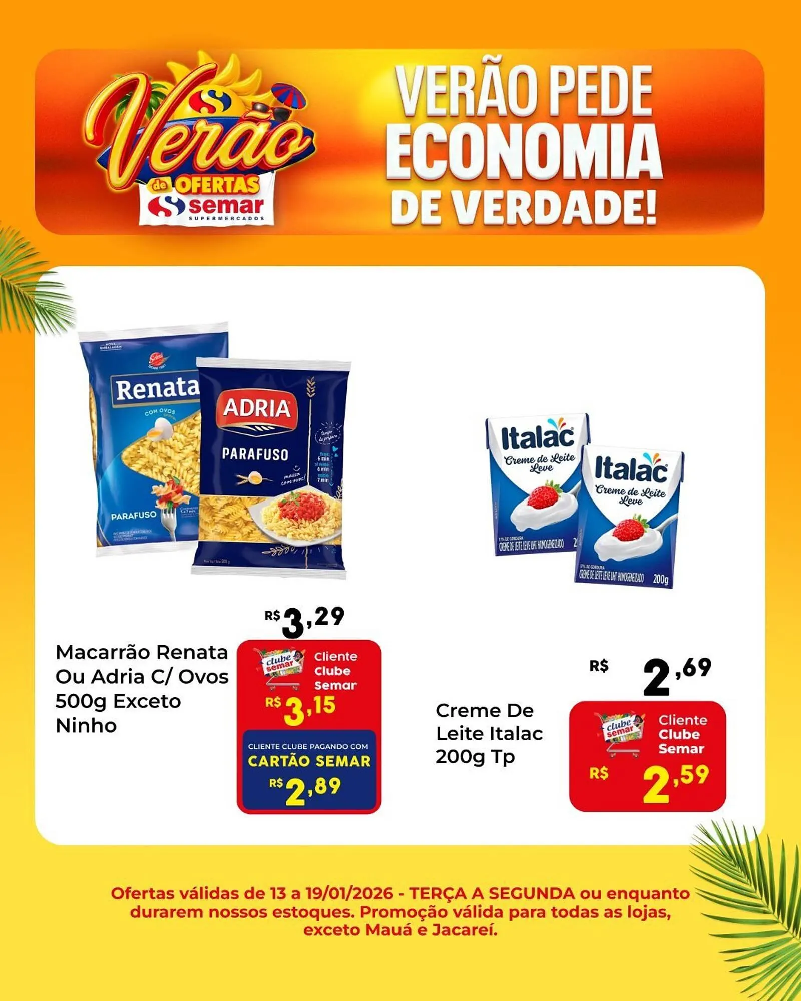 Encarte de Folheto Semar Supermercado 13 de janeiro até 19 de janeiro 2026 - Pagina 2