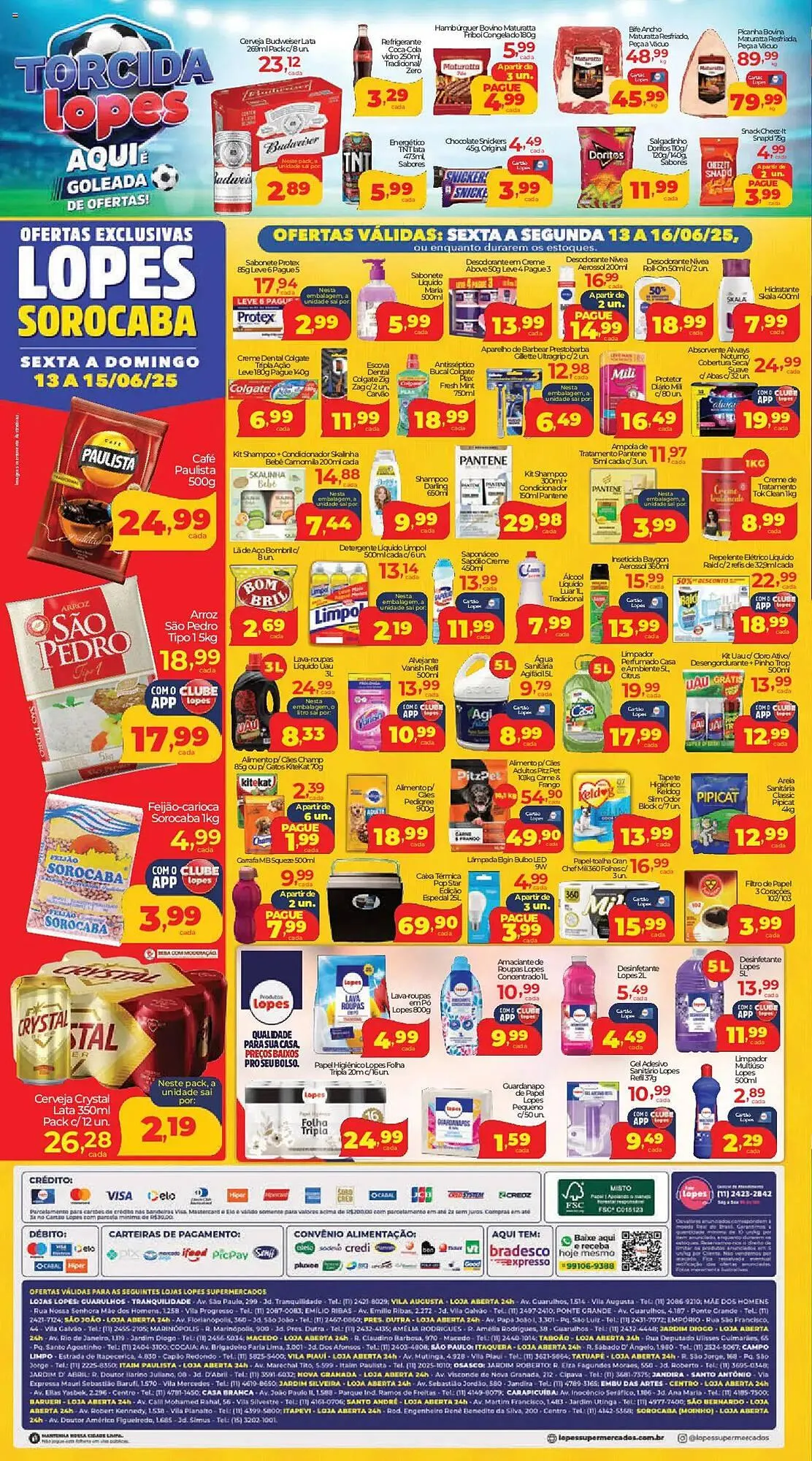 Encarte de Catálogo Lopes Supermercados 13 de junho até 17 de junho 2025 - Pagina 4