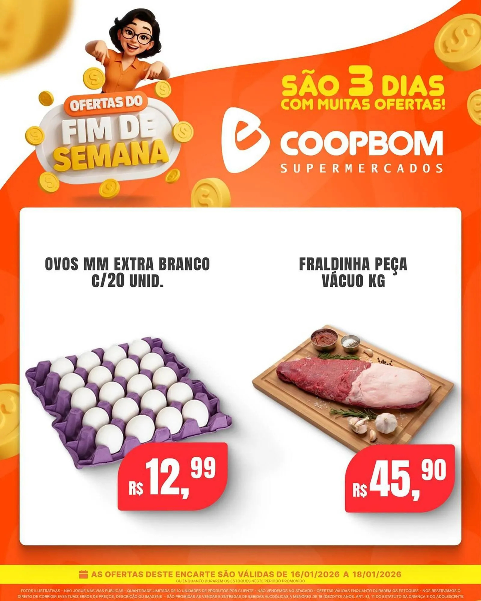 Encarte de Tabloide CoopBom 16 de janeiro até 18 de janeiro 2026 - Pagina 6