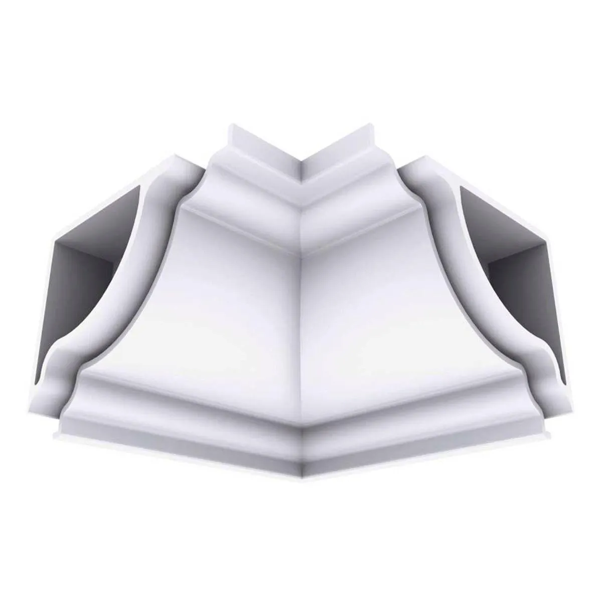 Canto Rodaforro PVC Interno Premium Plasbil Branco