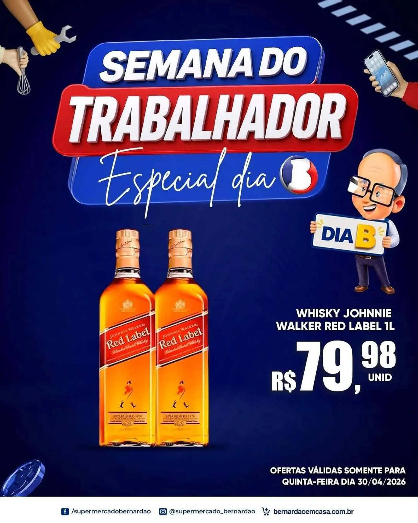 Encarte de Catálogo Supermercado Bernardão 30 de abril até 30 de abril 2026 - Pagina 4