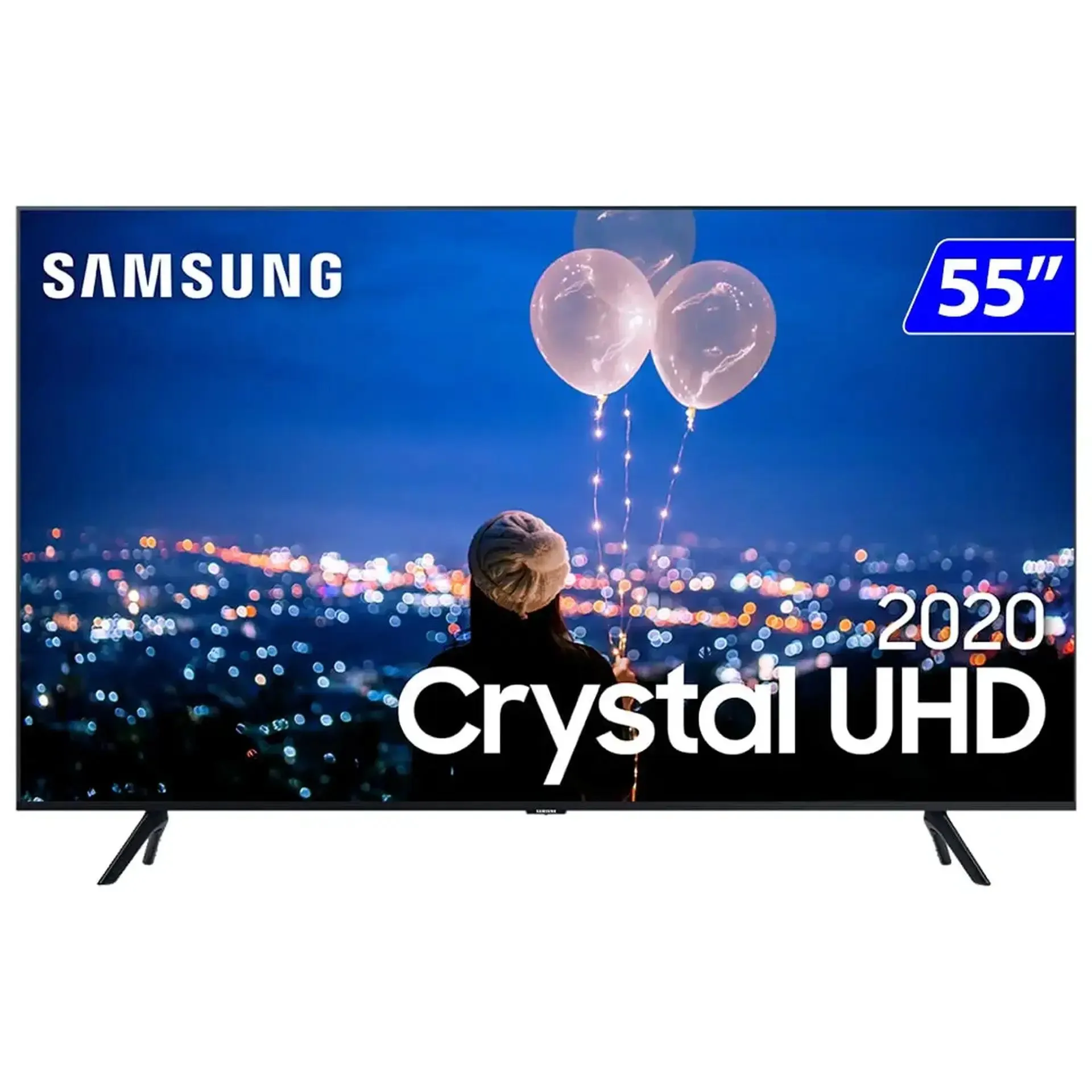 Smart TV Samsung LED 55" 4K Wi-Fi Tizen Crystal UHD UN55TU8000GXZD