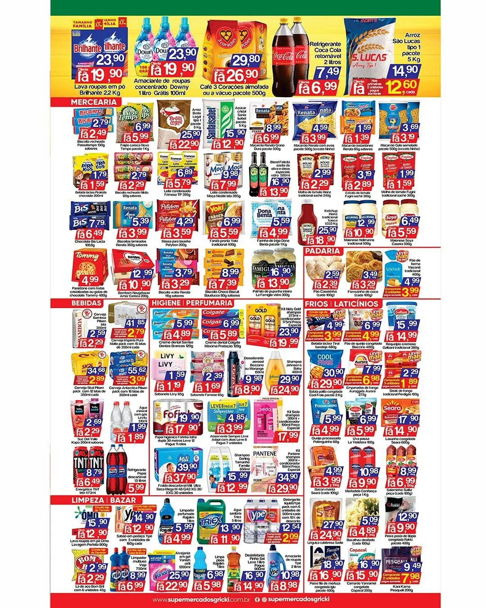 Encarte de Catálogo Supermercados Gricki 16 de março até 17 de março 2026 - Pagina 2