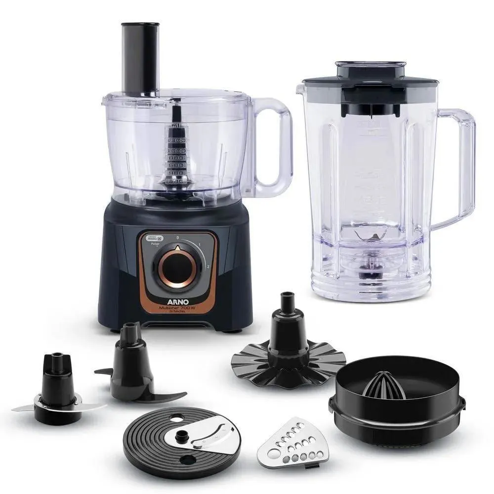 Multiprocessador Arno 700W 24 Funções Preto MP72