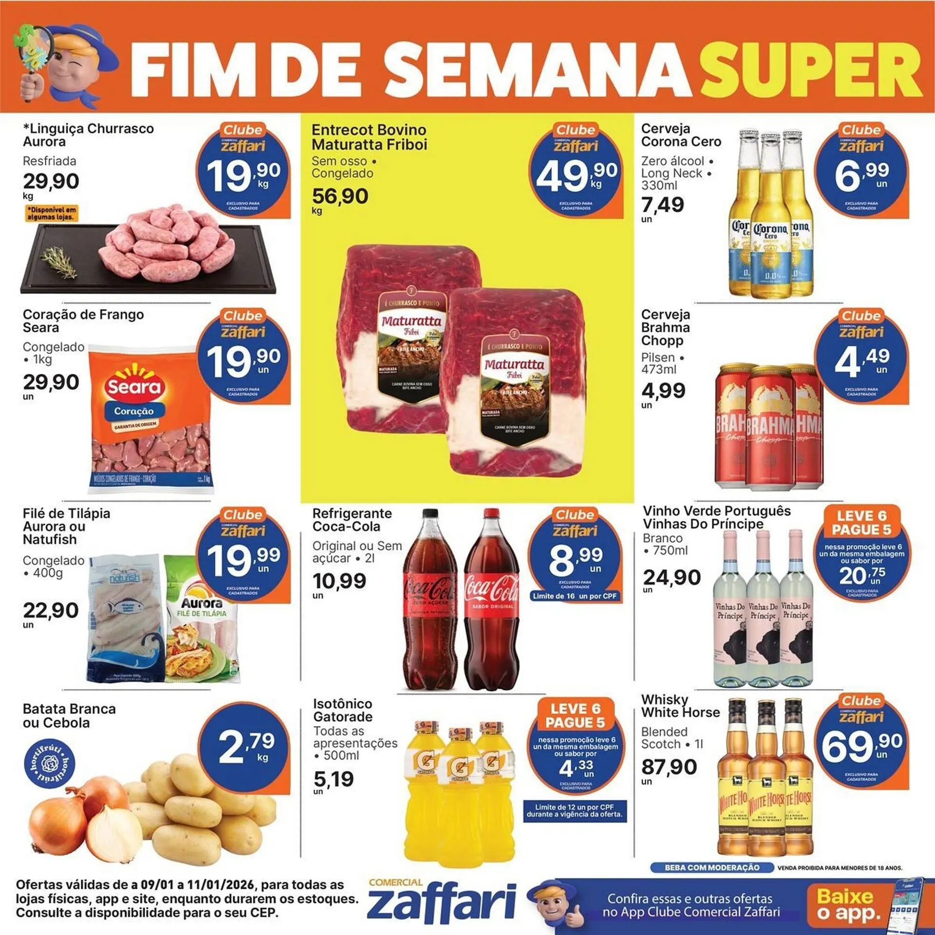 Encarte de Encarte Comercial Zaffari 9 de janeiro até 11 de janeiro 2026 - Pagina 1