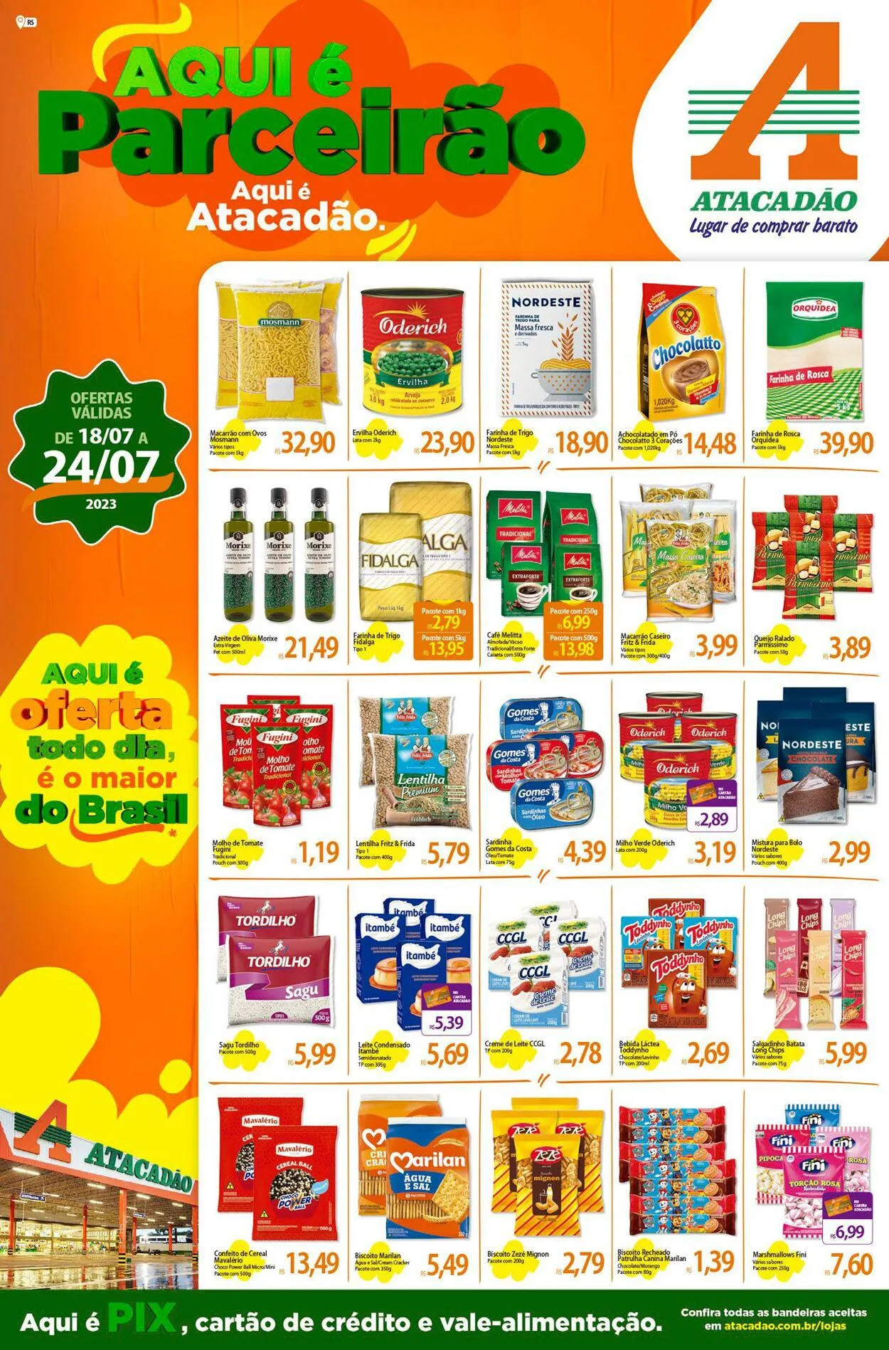Encarte de Atacadão - RS - Todas as lojas 18 de julho até 24 de julho 2023 - Pagina 1