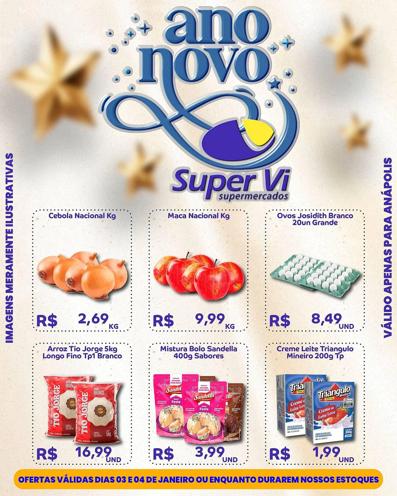 Encarte de Catálogo Super Vi Supermercados 3 de janeiro até 4 de janeiro 2026 - Pagina 1