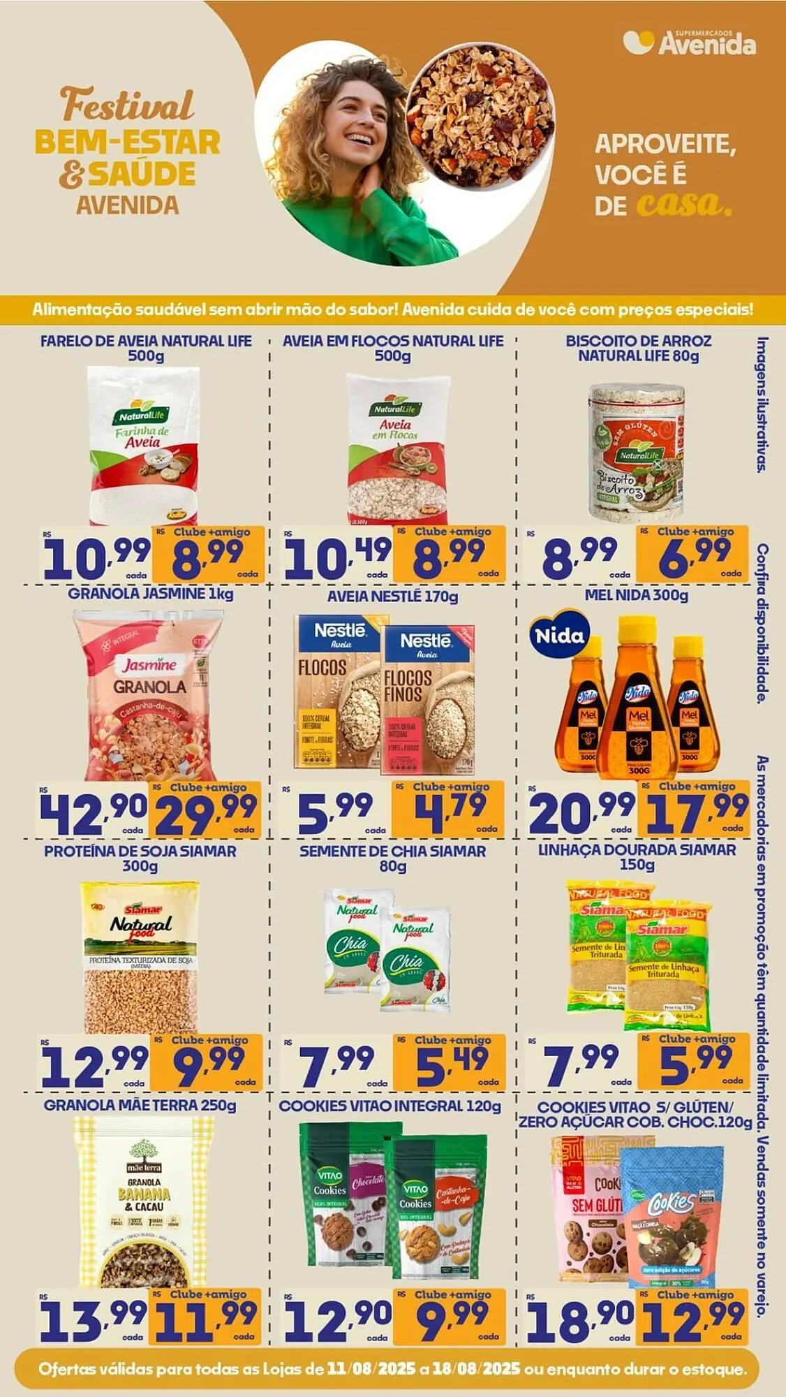 Encarte de Catálogo Supermercados Avenida 11 de agosto até 18 de agosto 2025 - Pagina 1
