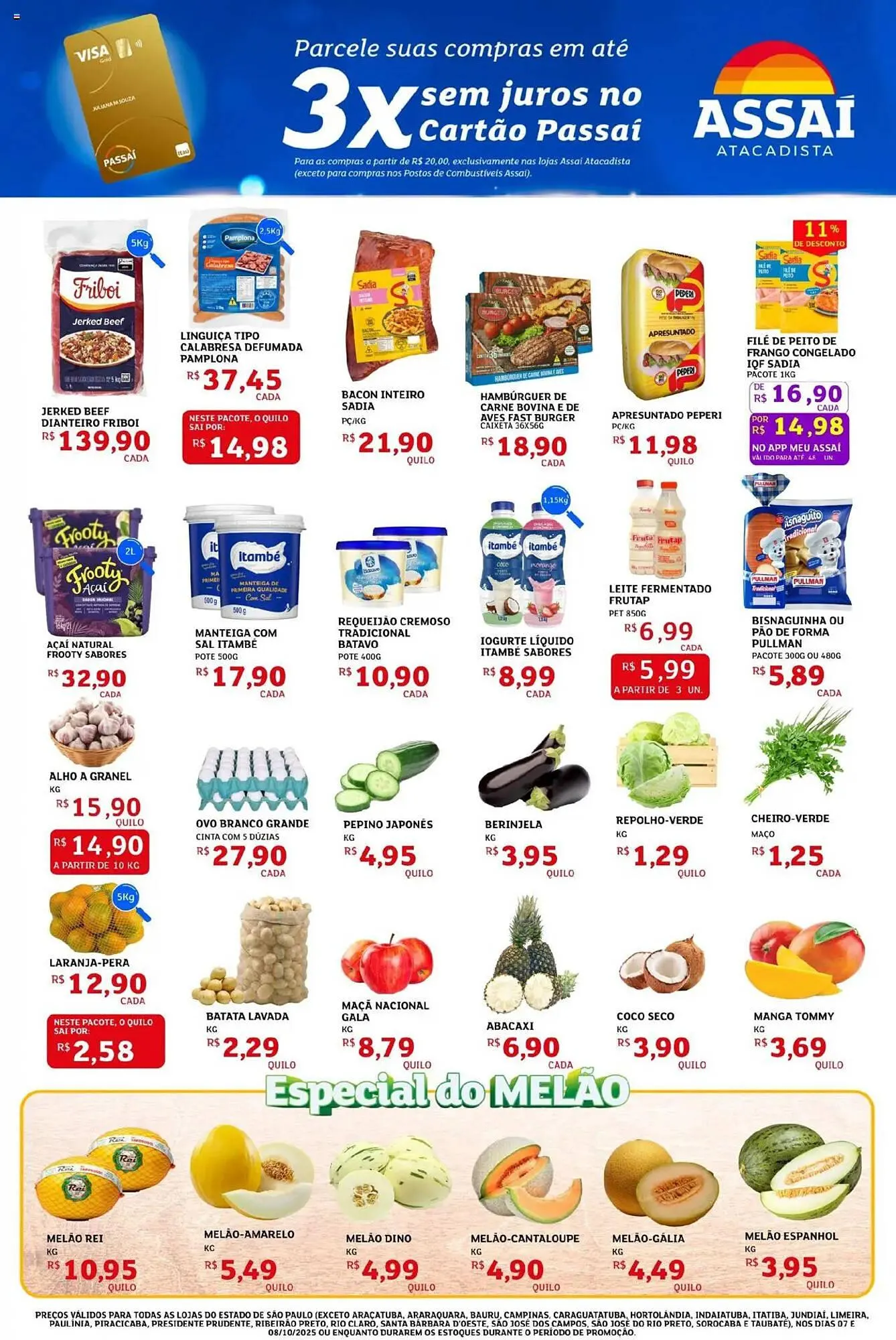 Encarte de Encarte Assaí Atacadista 7 de outubro até 8 de outubro 2025 - Pagina 3