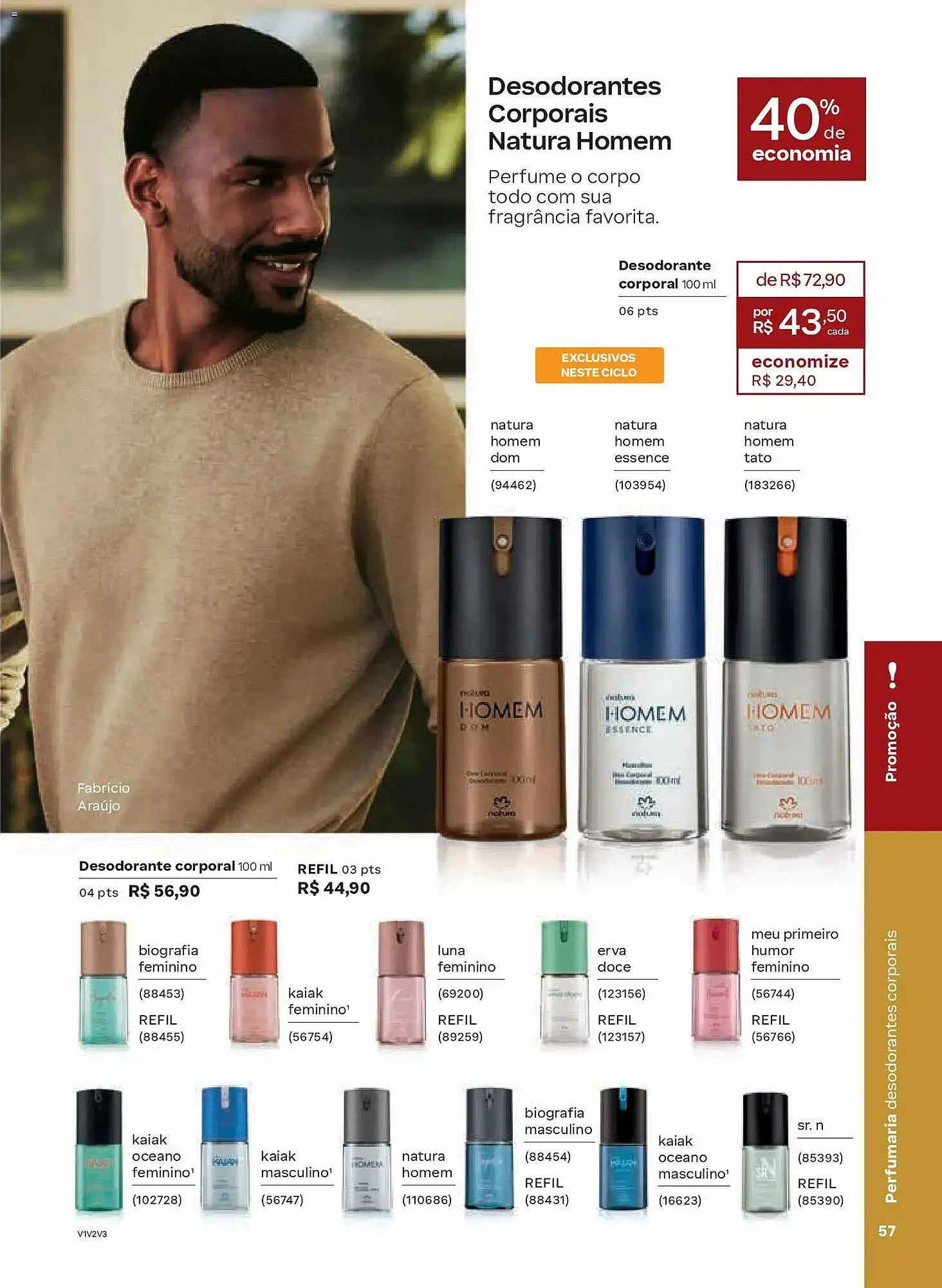 Encarte de Catálogo Natura 13 de janeiro até 4 de fevereiro 2026 - Pagina 57