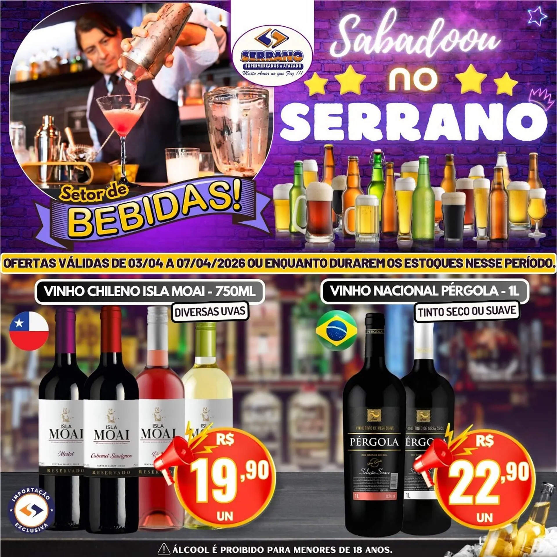 Encarte de Catálogo Serrano Supermercado 3 de abril até 7 de abril 2026 - Pagina 5