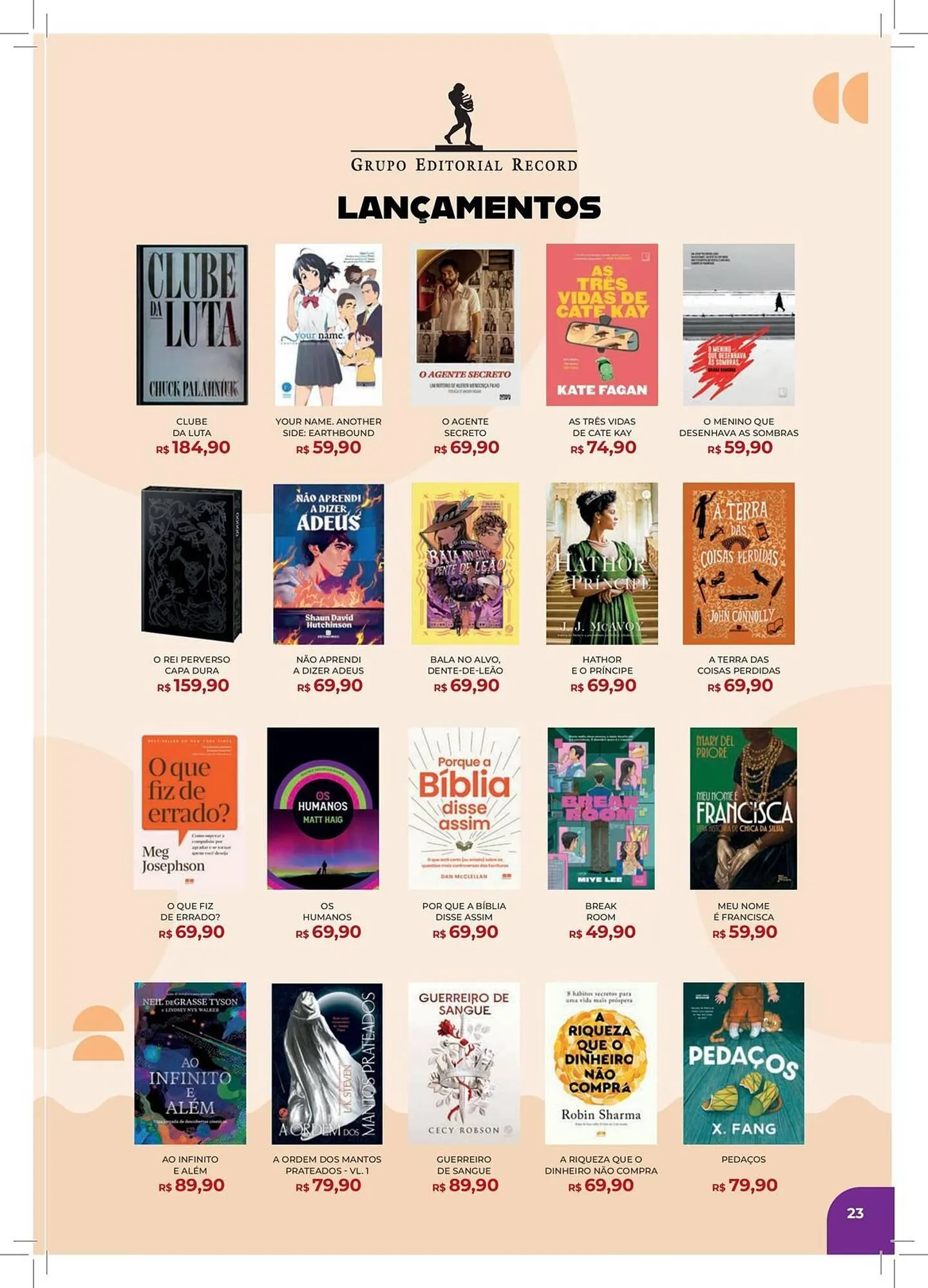 Encarte de Catálogo Livraria Leitura 2 de março até 31 de março 2026 - Pagina 23