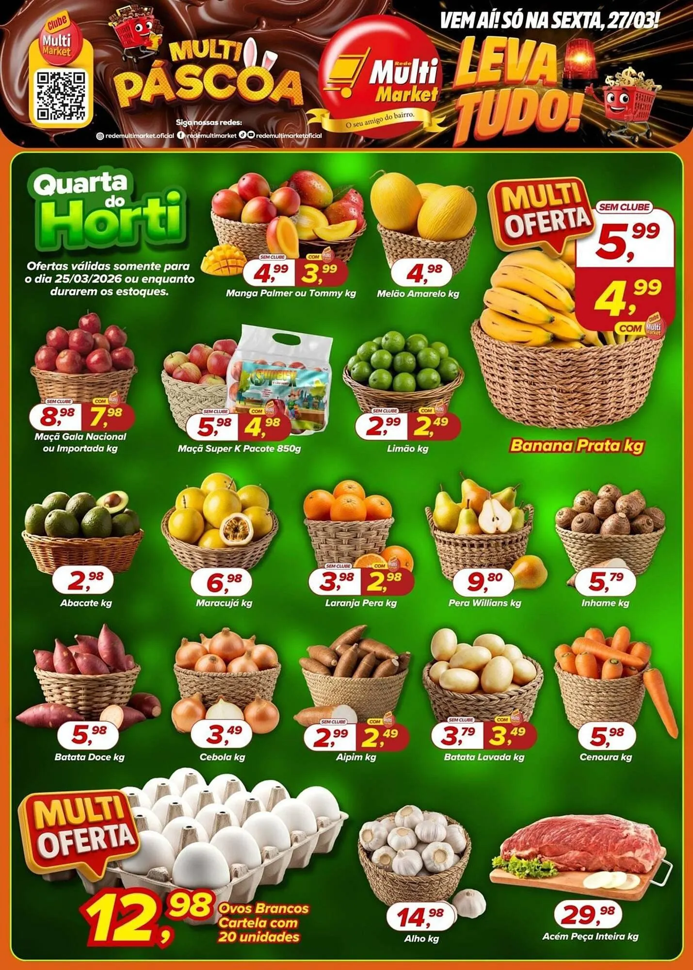Encarte de Encarte Rede Multi Market 25 de março até 25 de março 2026 - Pagina 1