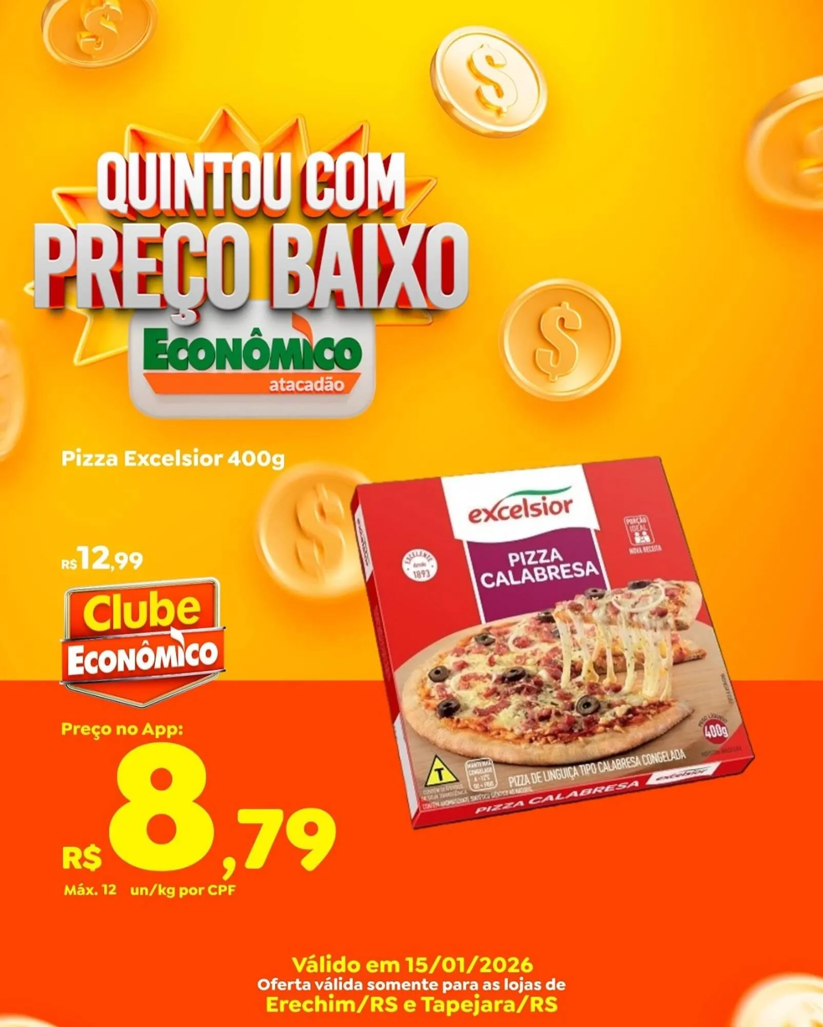 Encarte de Catálogo Econômico Atacadão 15 de janeiro até 15 de janeiro 2026 - Pagina 1