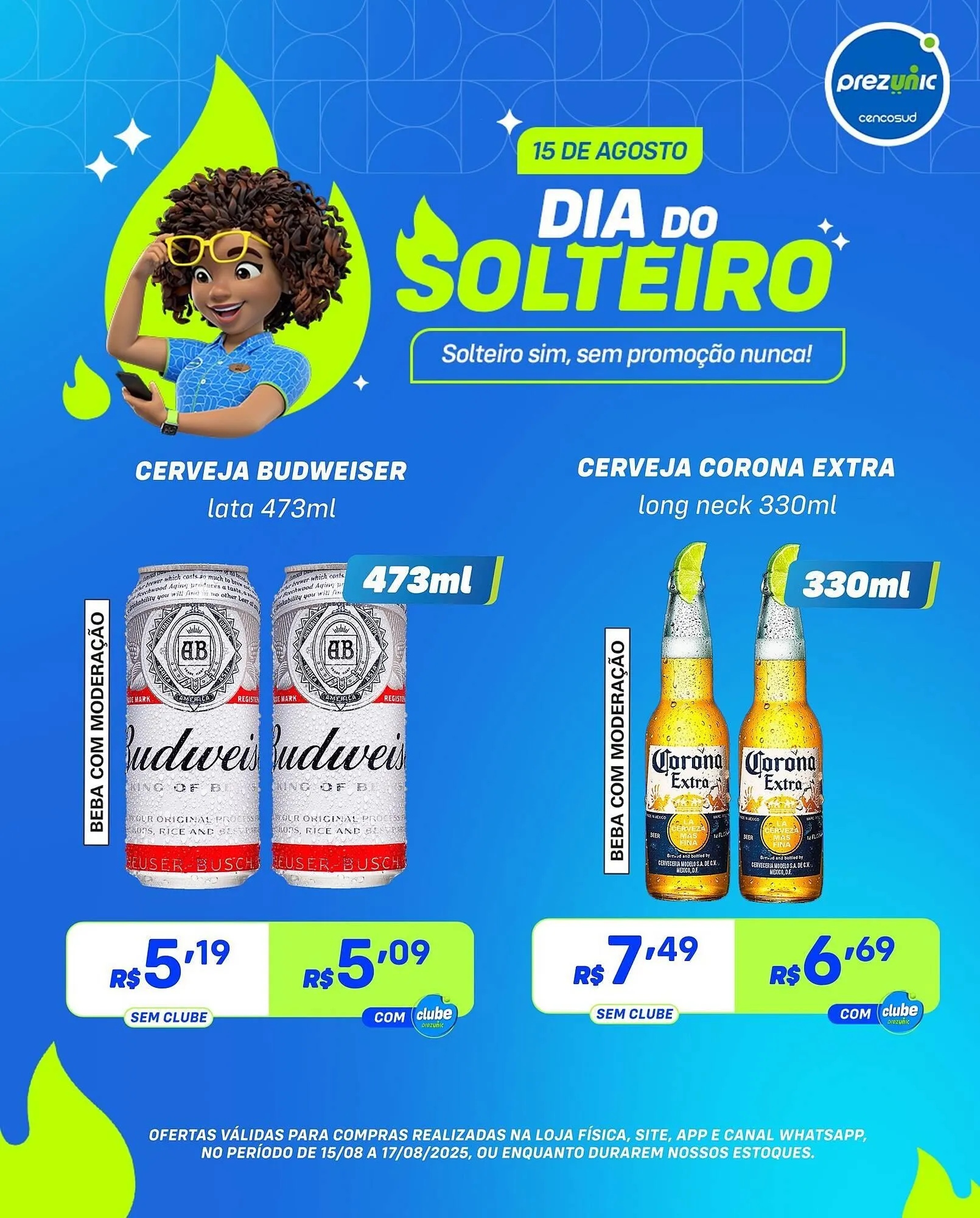 Encarte de Catálogo Prezunic 15 de agosto até 18 de agosto 2025 - Pagina 1