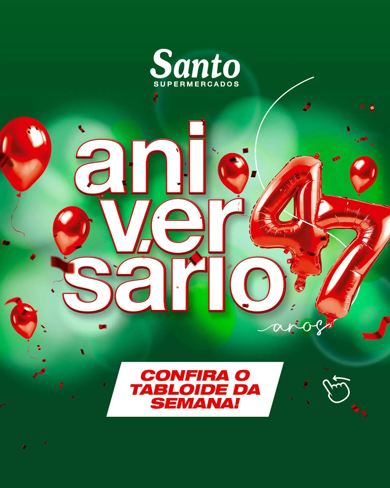 Encarte de Catálogo Santo Supermercados 1 de abril até 3 de abril 2026 - Pagina 1